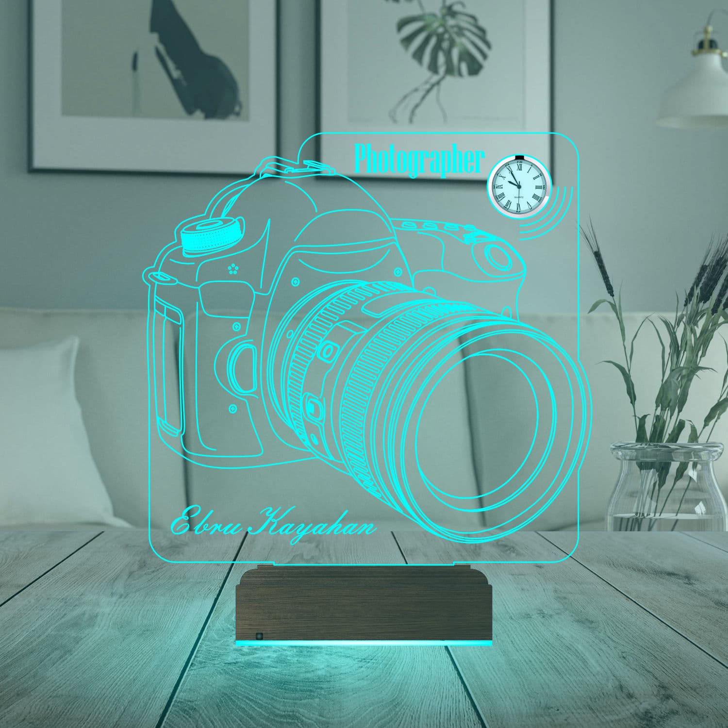 Фотоаппарат — 3D LED Ночник | Подарок фотографу 3