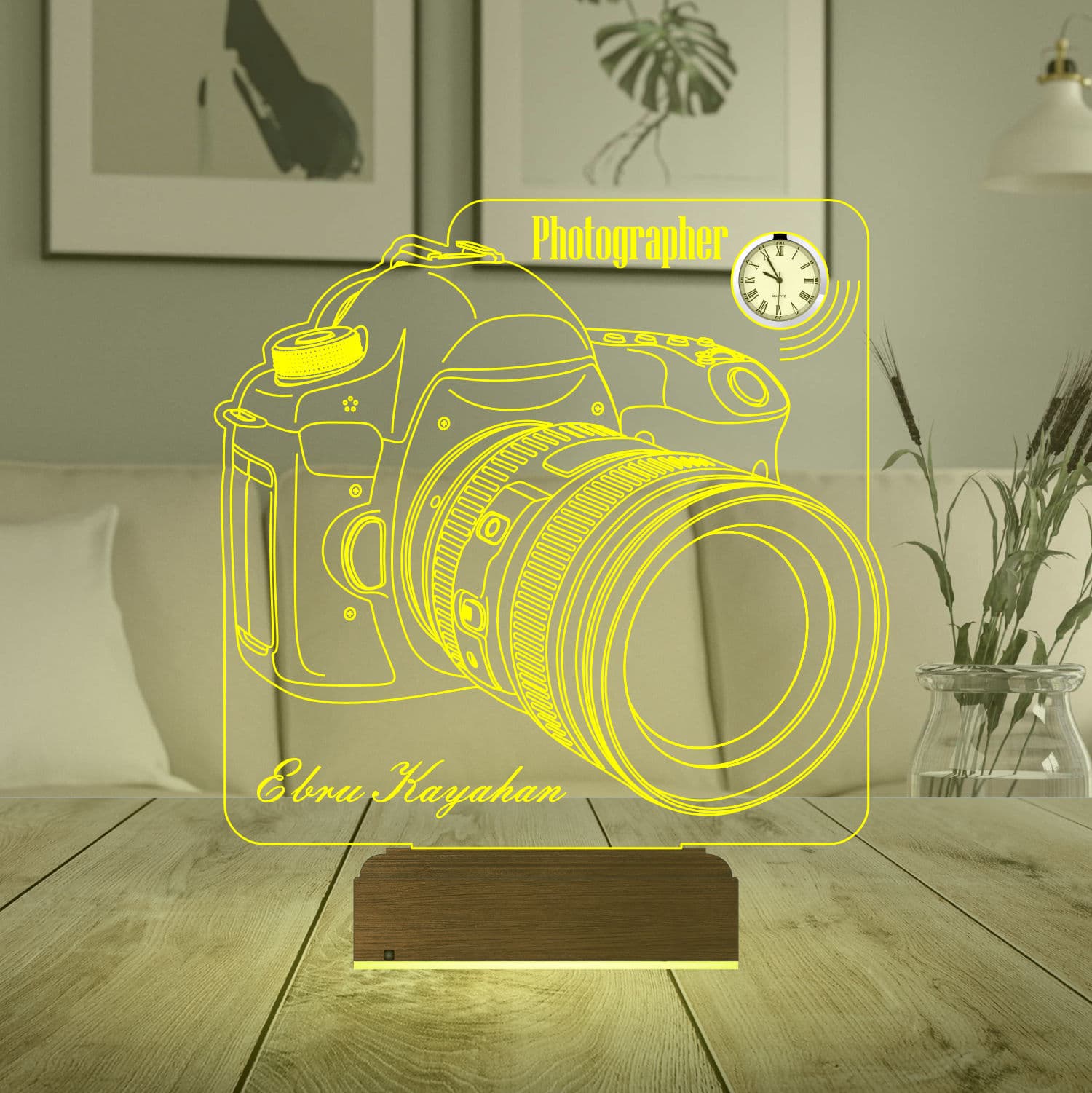 Фотоаппарат — 3D LED Ночник | Подарок фотографу 6