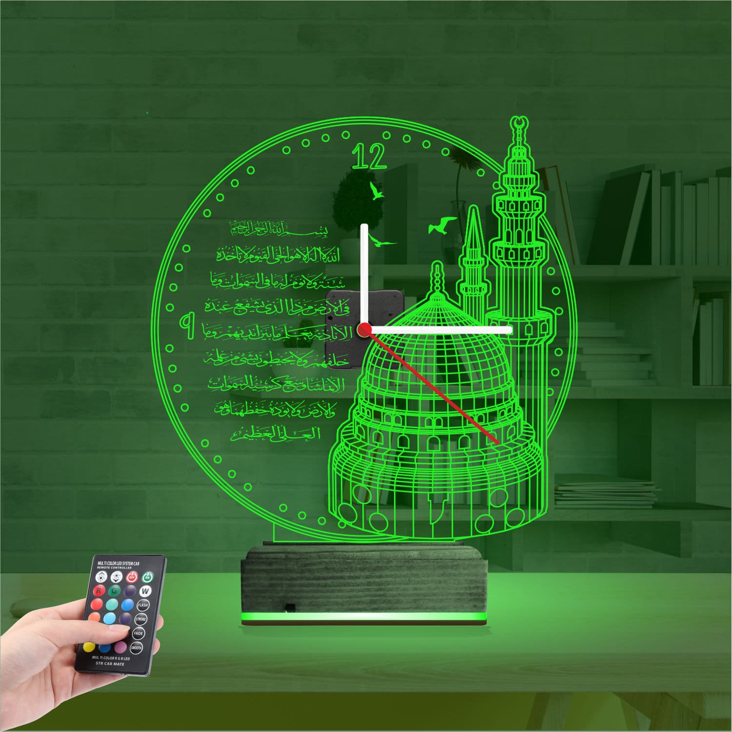Мечеть и Аятуль Курси — 3D LED Ночник | Подарок верующим 6