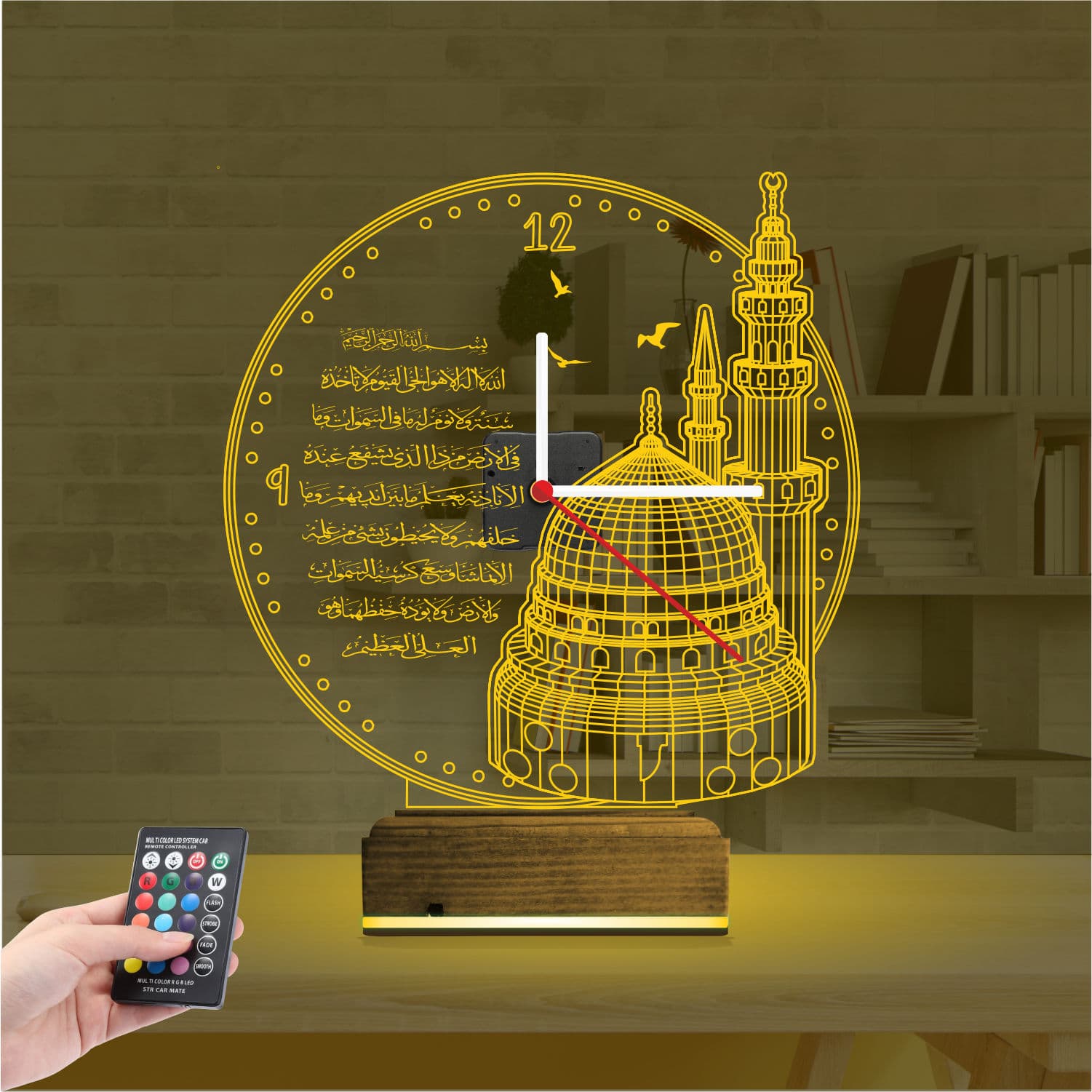 Мечеть и Аятуль Курси — 3D LED Ночник | Подарок верующим 8