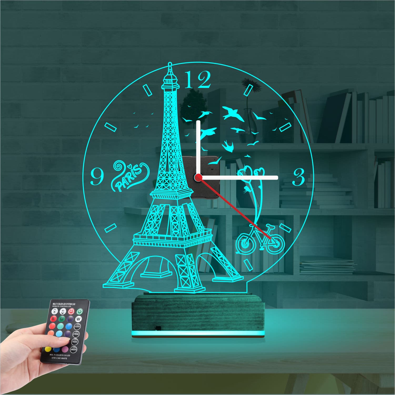 Эйфелева башня — 3D LED Ночник | Романтический подарок 3