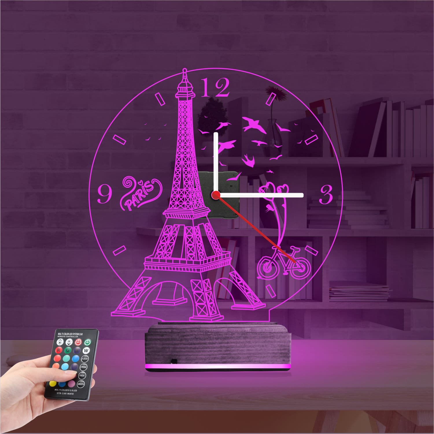 Эйфелева башня — 3D LED Ночник | Романтический подарок 4