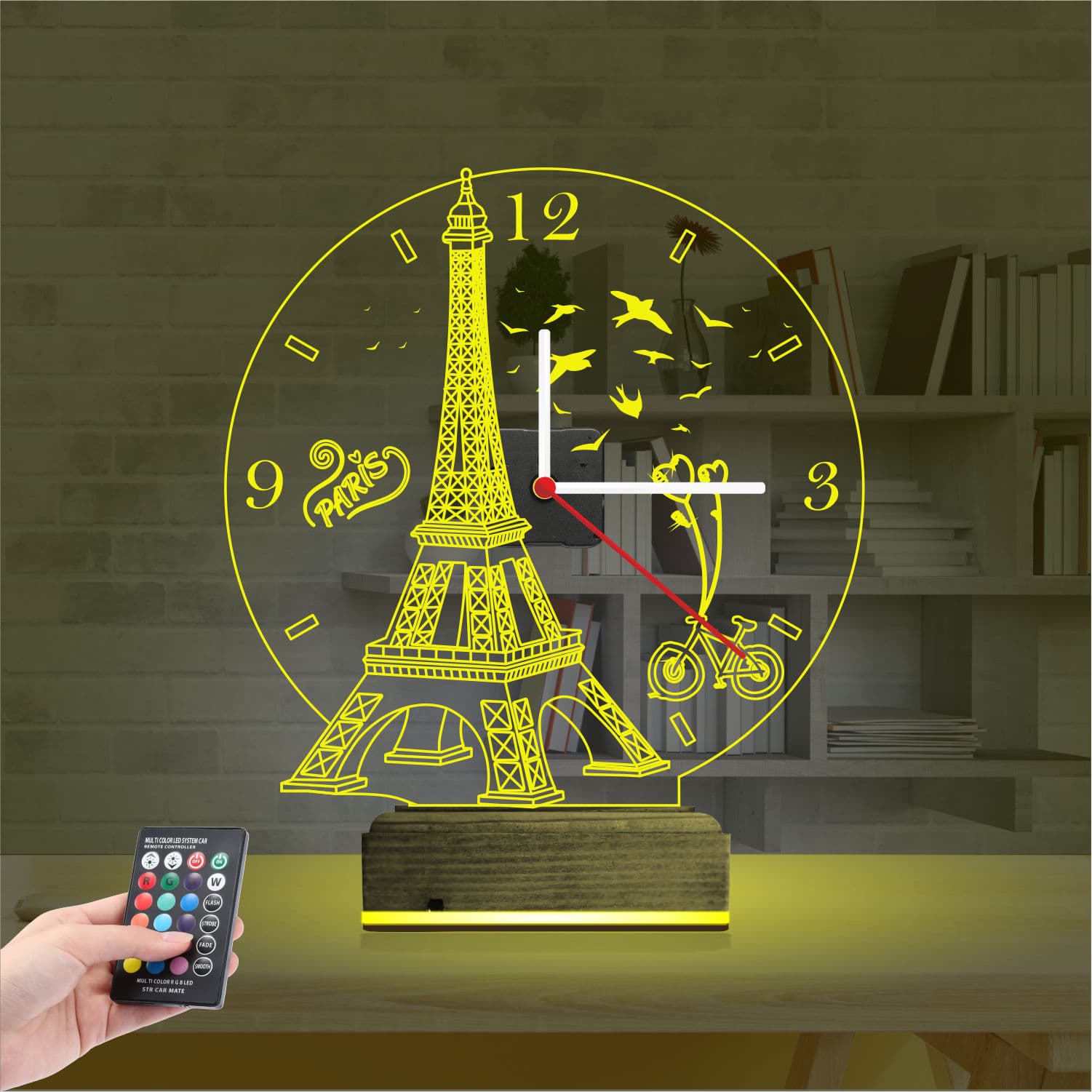 Эйфелева башня — 3D LED Ночник | Романтический подарок 5