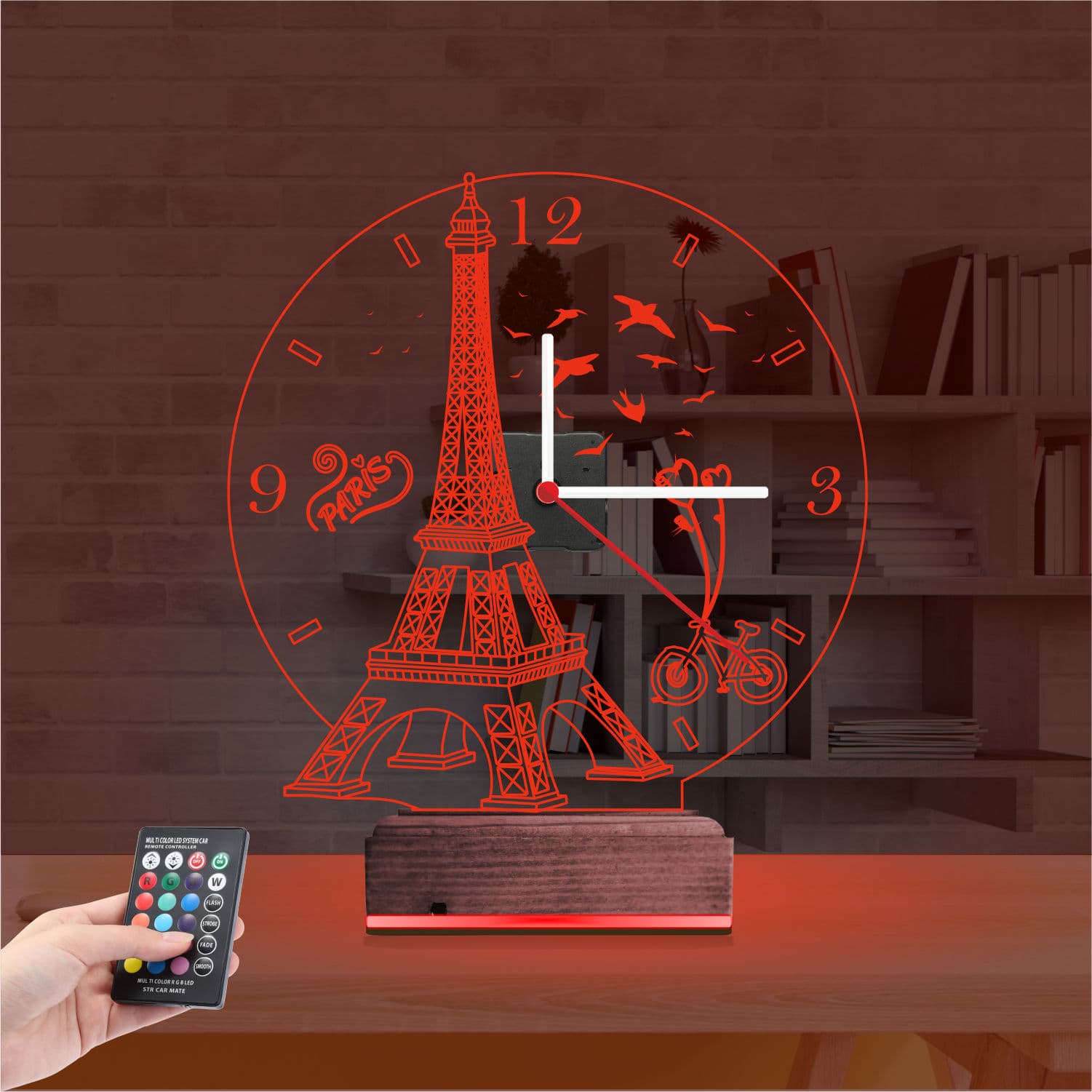 Эйфелева башня — 3D LED Ночник | Романтический подарок 7