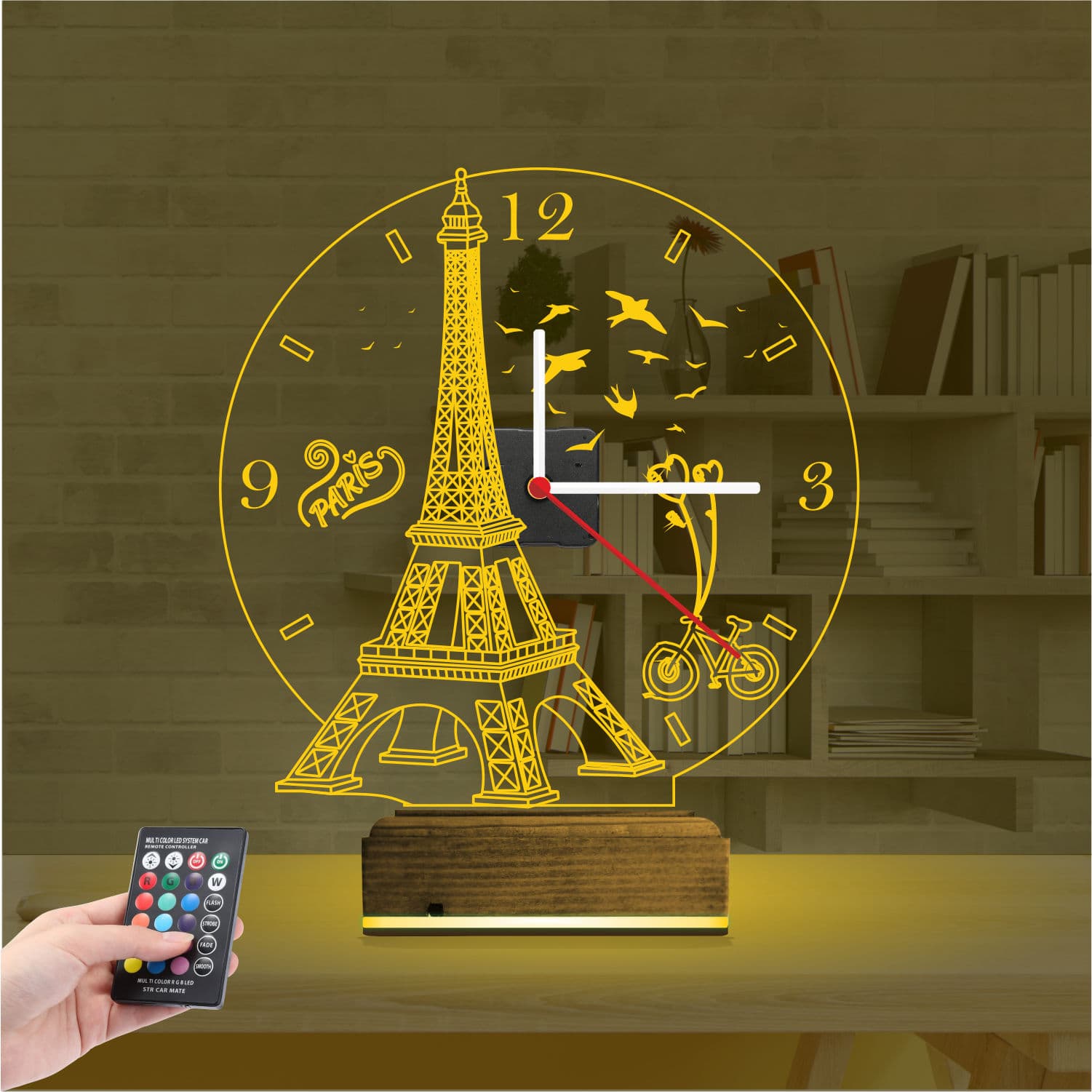 Эйфелева башня — 3D LED Ночник | Романтический подарок 8