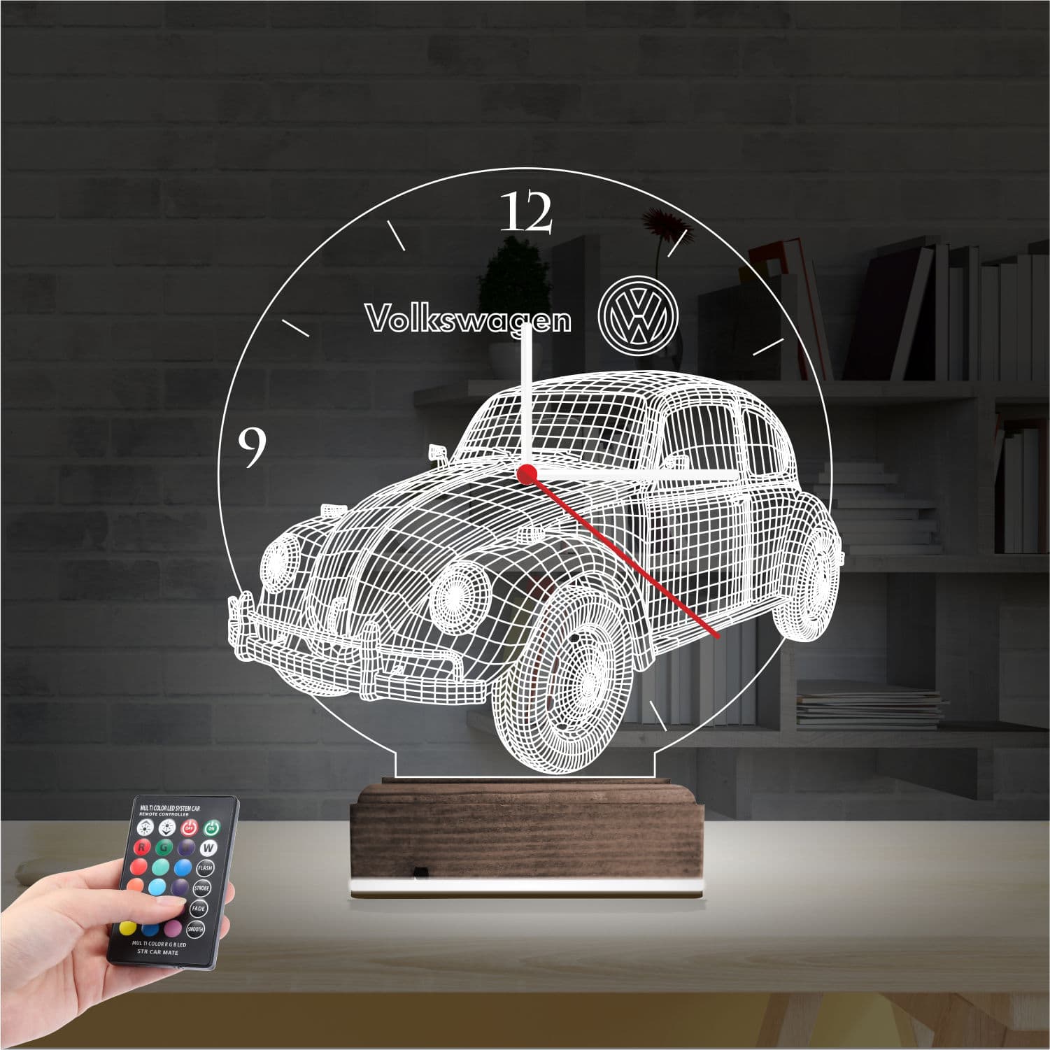 Фольксваген Жук — 3D LED Ночник | Подарок автолюбителю 2