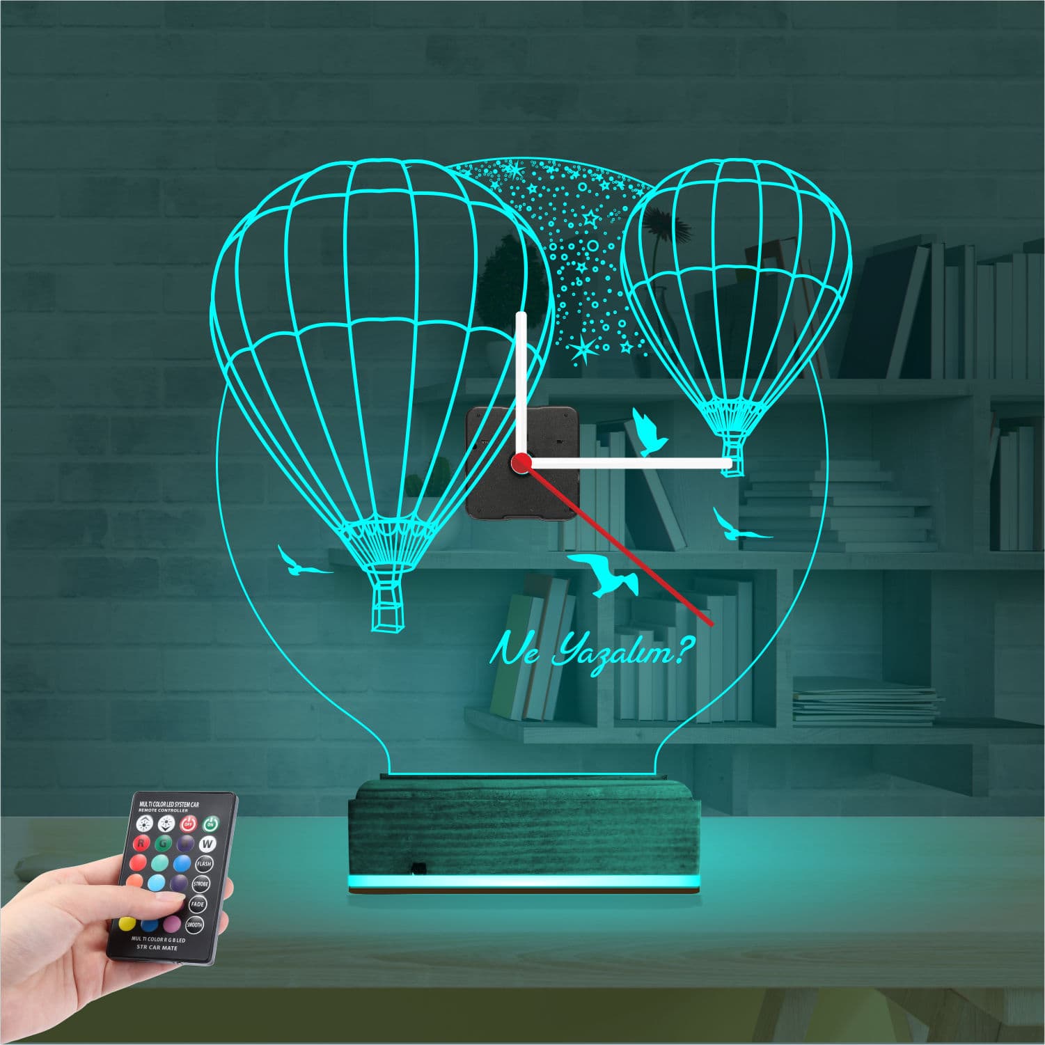 Воздушные шары — 3D LED Ночник | Подарок на годовщину 3