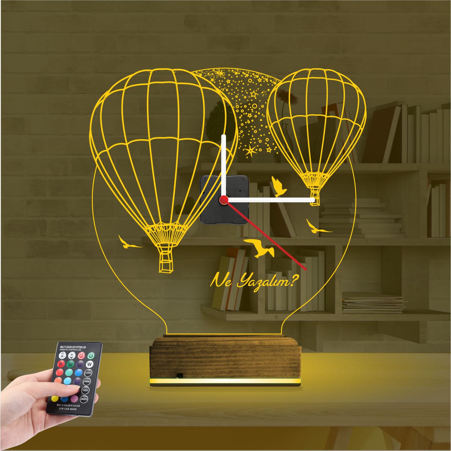 Воздушные шары — 3D LED Ночник | Подарок на годовщину 8