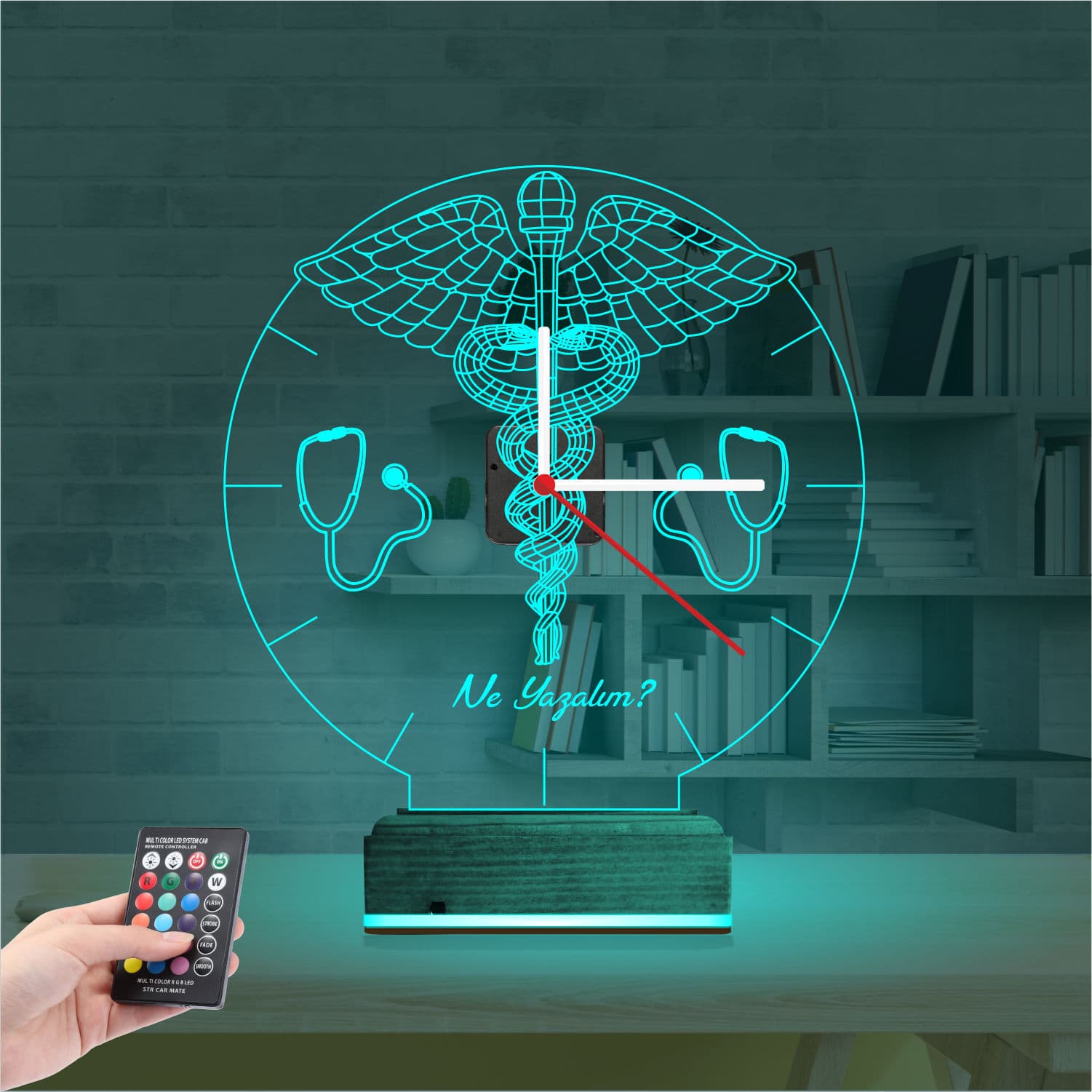 Медицинский символ — 3D LED Ночник | Подарок врачу 3