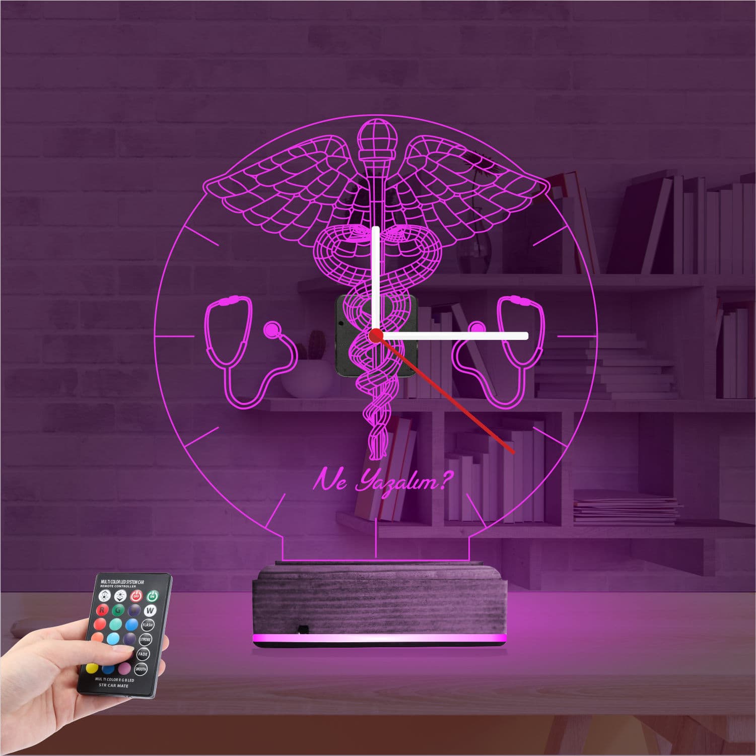 Медицинский символ — 3D LED Ночник | Подарок врачу 4