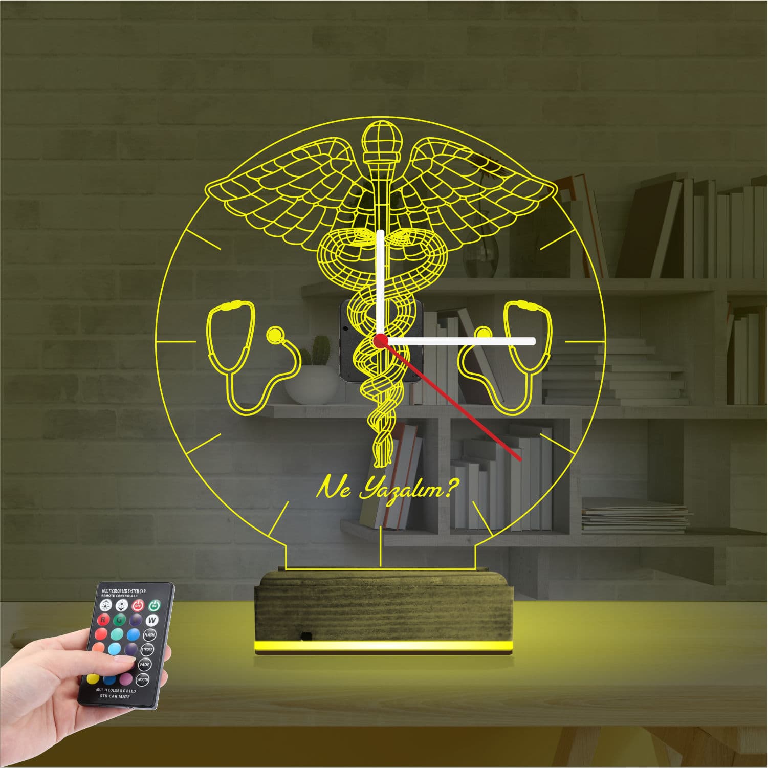 Медицинский символ — 3D LED Ночник | Подарок врачу 5