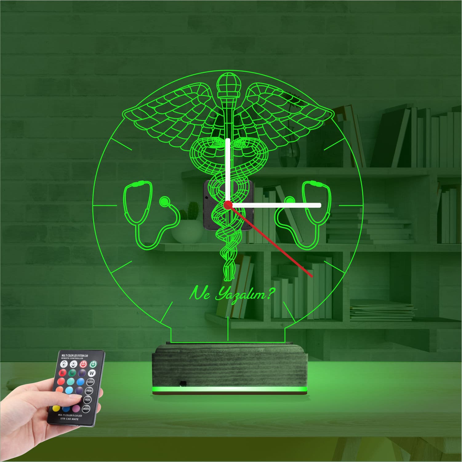 Медицинский символ — 3D LED Ночник | Подарок врачу 6