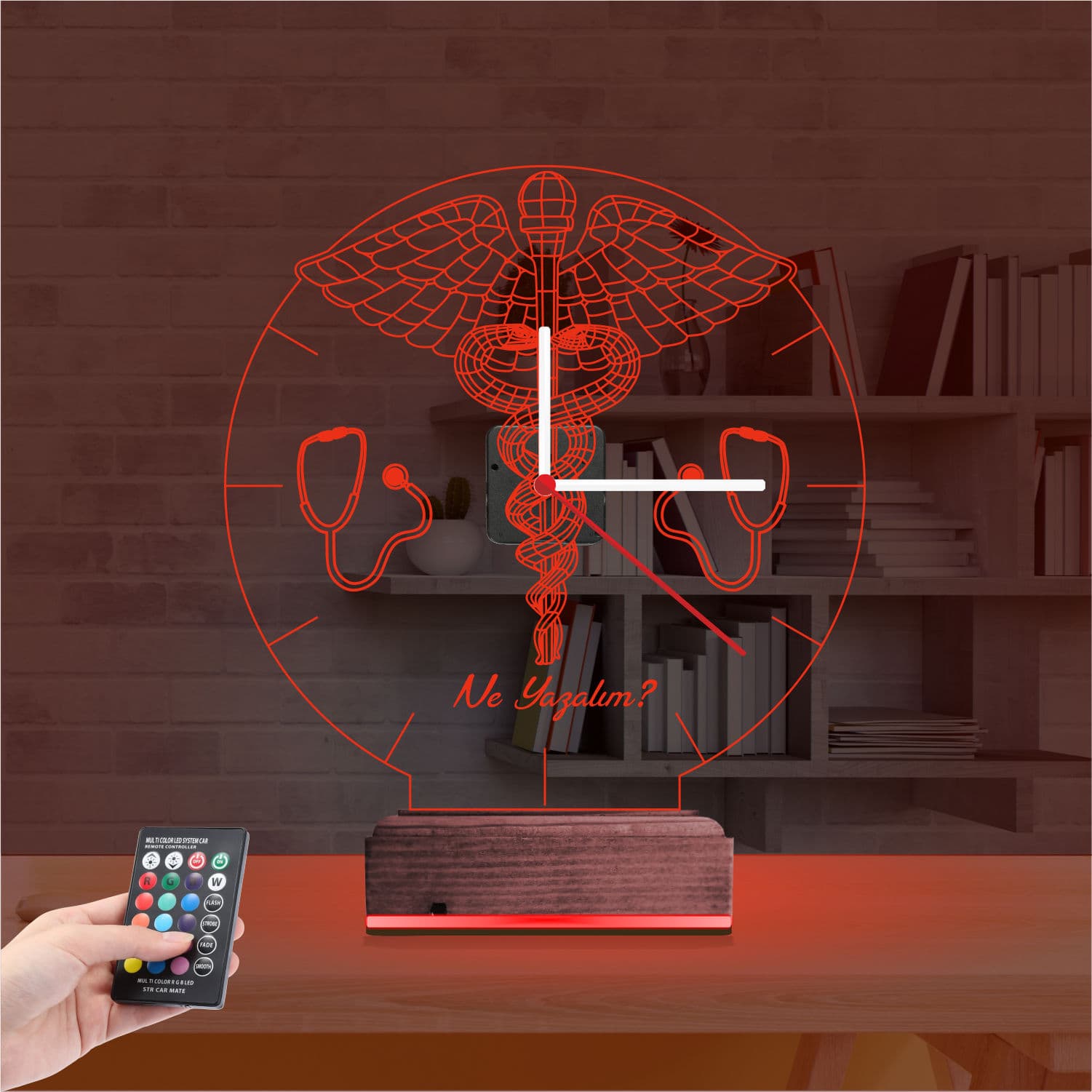 Медицинский символ — 3D LED Ночник | Подарок врачу 7