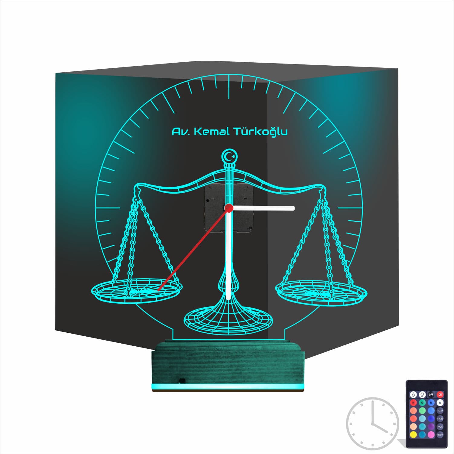 Весы Правосудия — 3D LED Ночник | Подарок юристу и адвокату 1