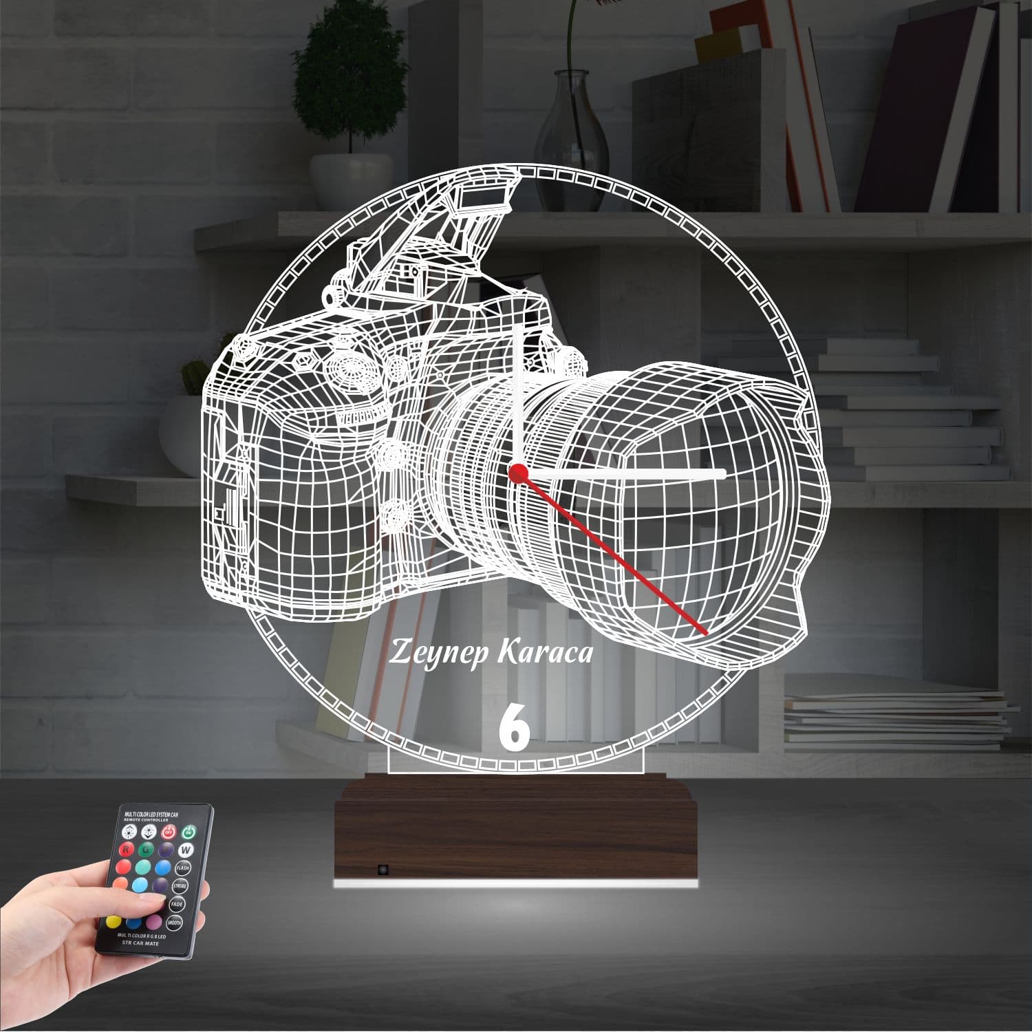 Фотоаппарат — 3D LED Ночник | Подарок фотографу 2