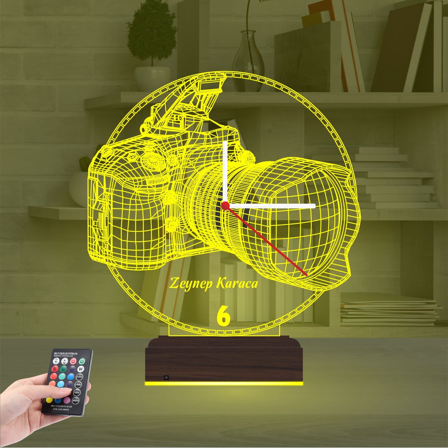 Фотоаппарат — 3D LED Ночник | Подарок фотографу 7