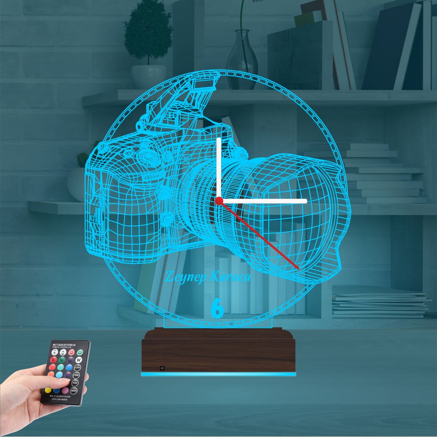 Фотоаппарат — 3D LED Ночник | Подарок фотографу 9