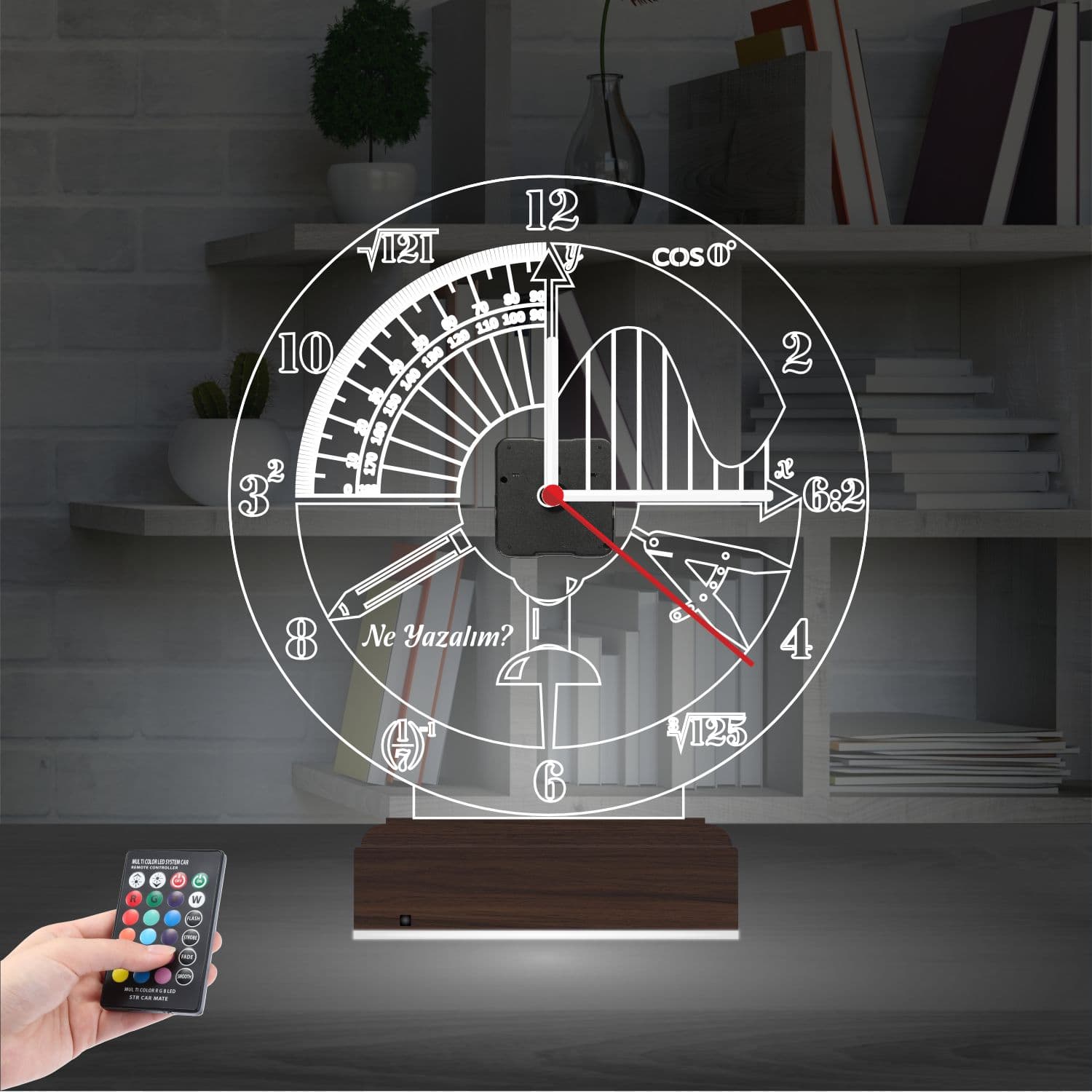 Математика и Наука — 3D LED Ночник | Подарок учителю 2