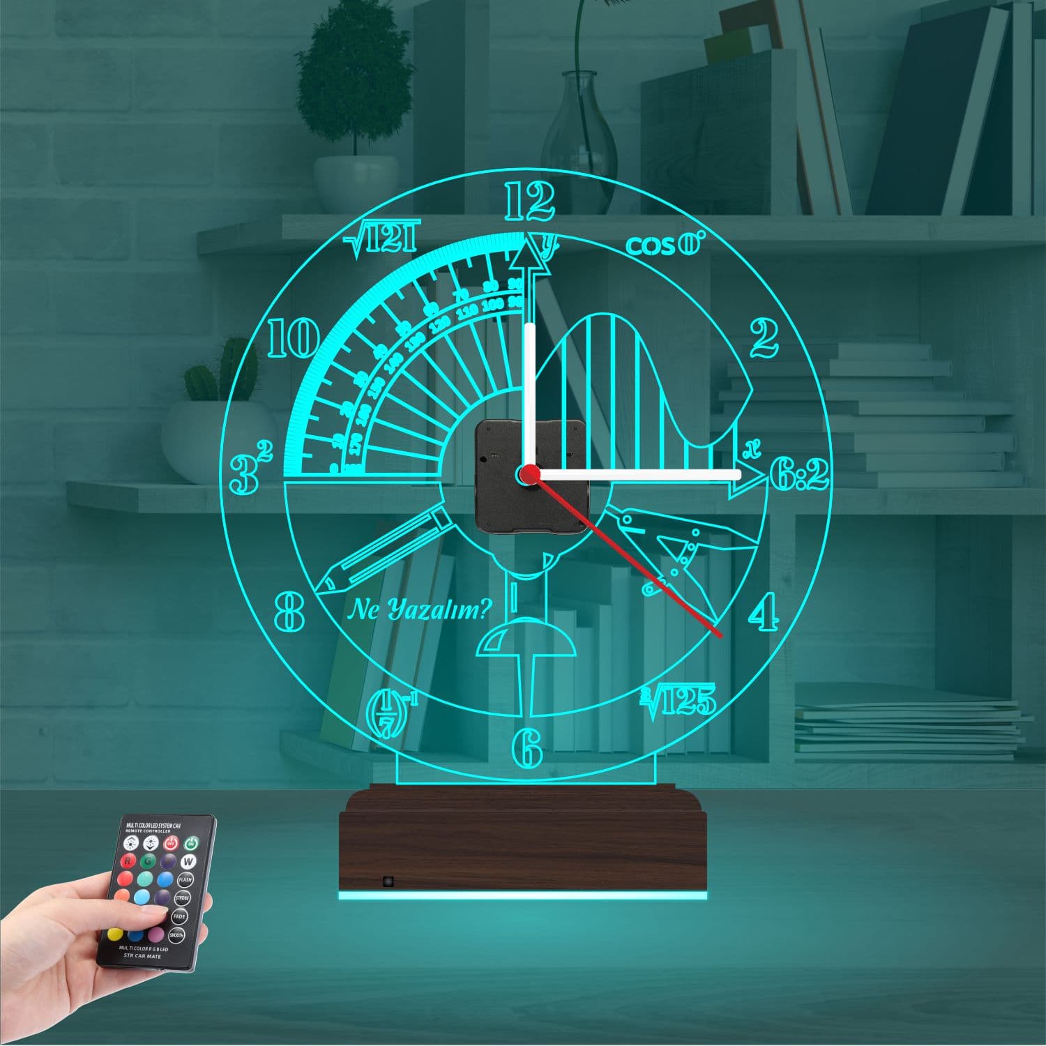 Математика и Наука — 3D LED Ночник | Подарок учителю 3