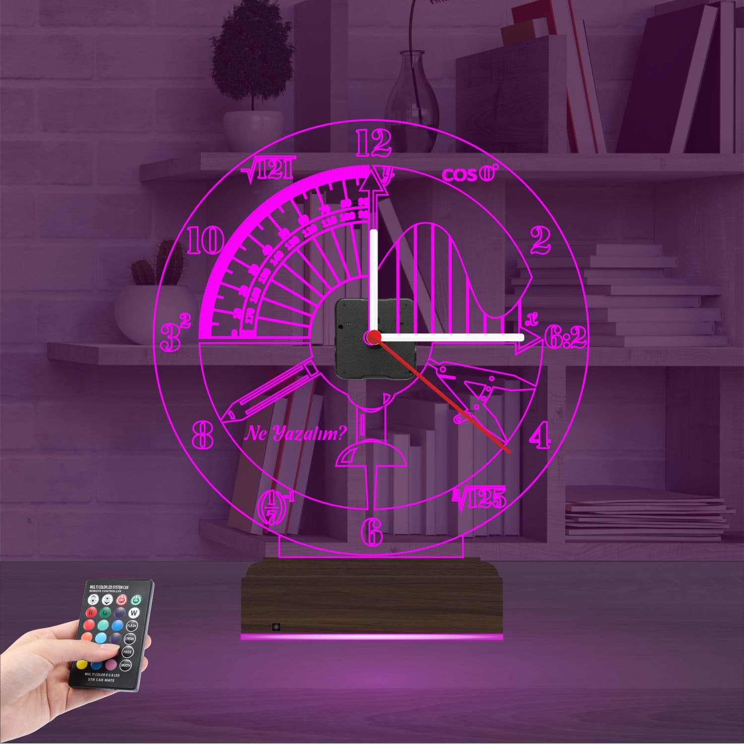 Математика и Наука — 3D LED Ночник | Подарок учителю 4