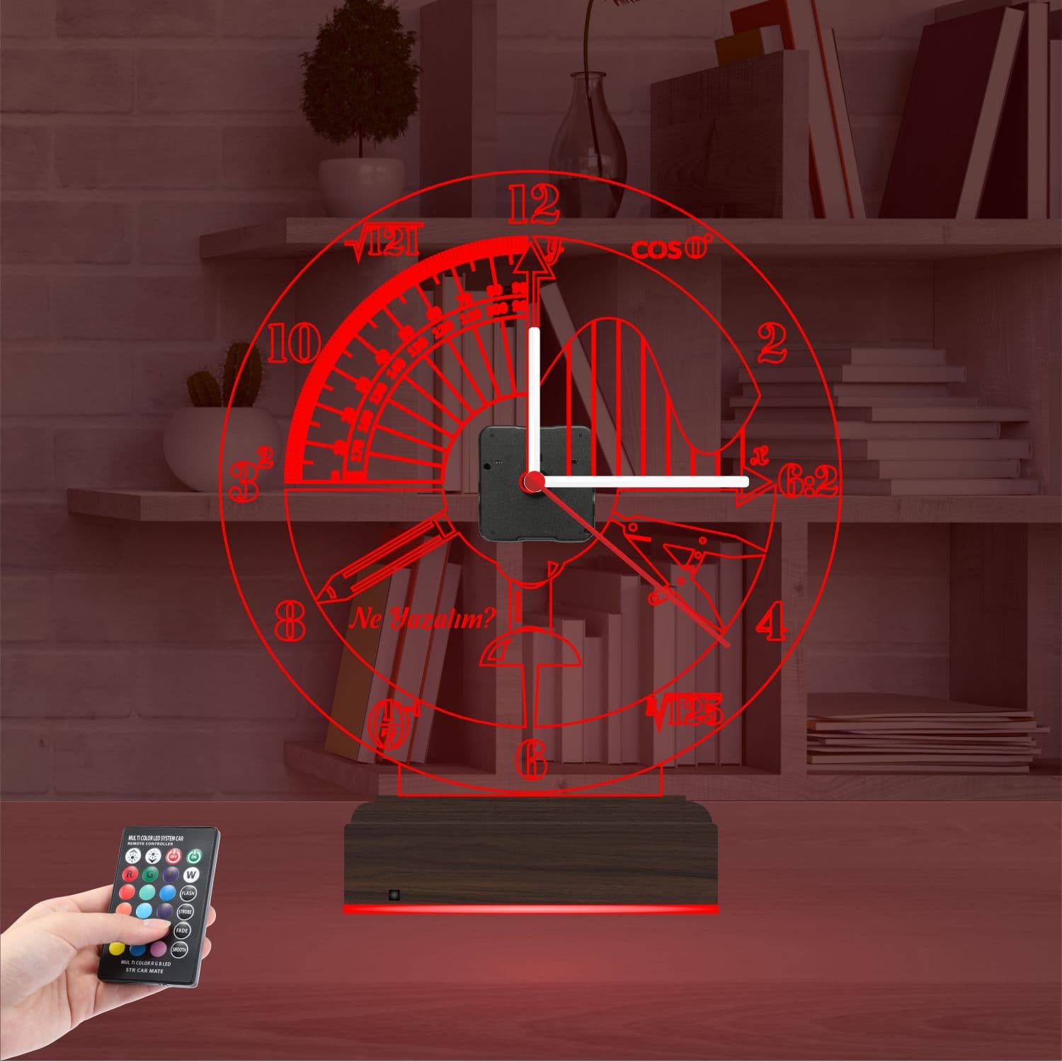 Математика и Наука — 3D LED Ночник | Подарок учителю 5