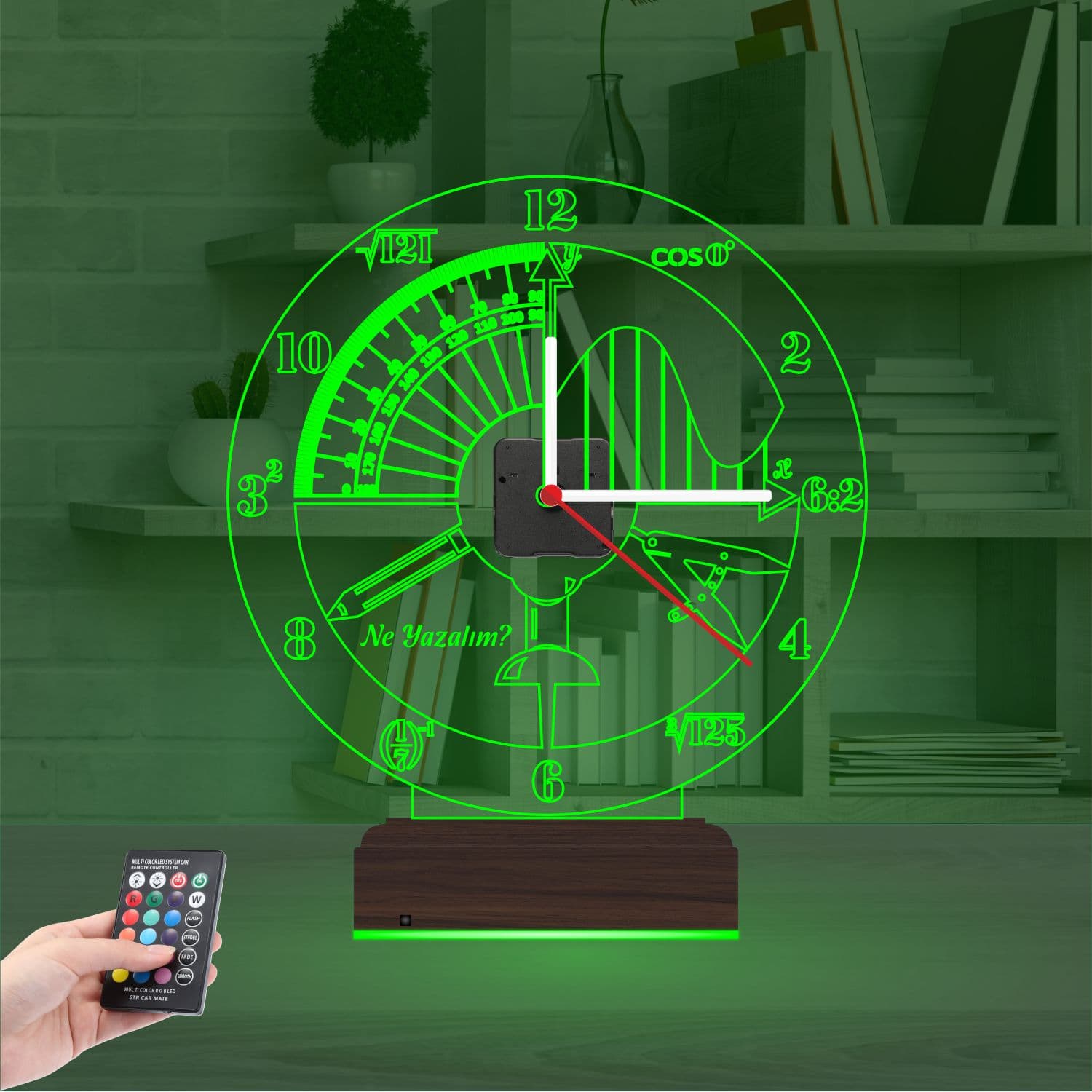 Математика и Наука — 3D LED Ночник | Подарок учителю 6