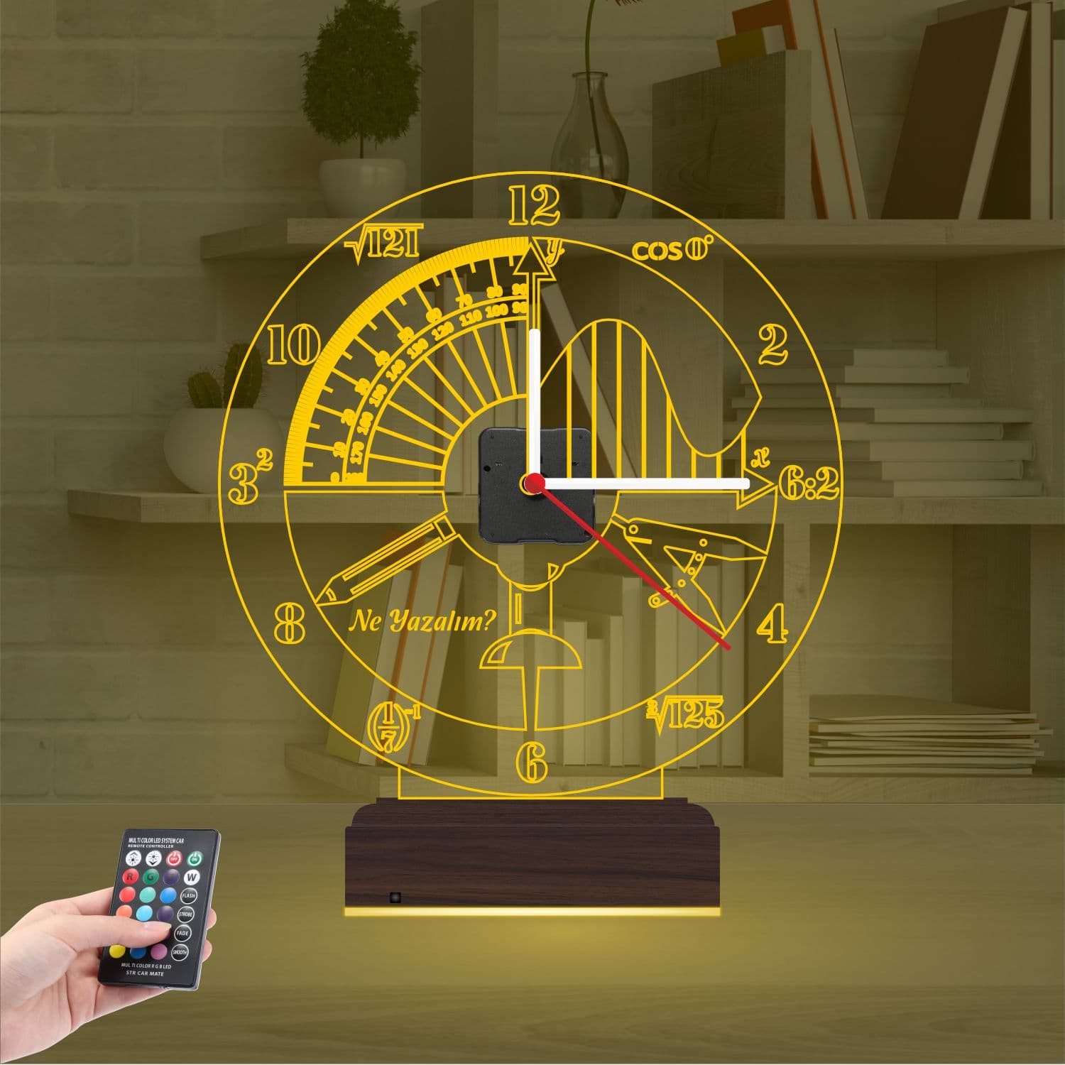 Математика и Наука — 3D LED Ночник | Подарок учителю 8