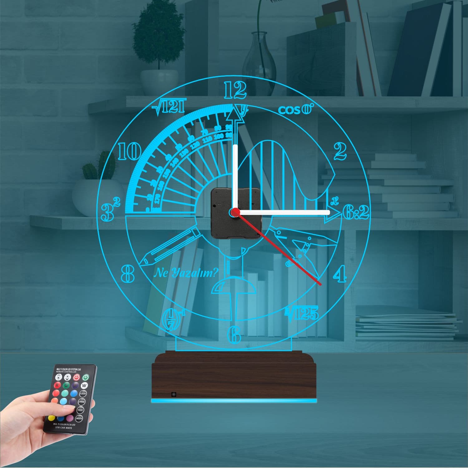 Математика и Наука — 3D LED Ночник | Подарок учителю 9