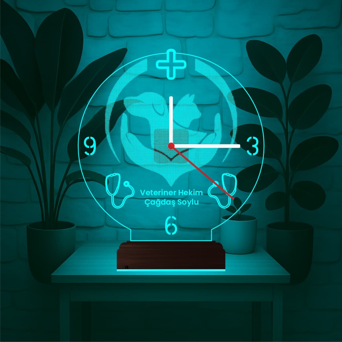 Часы-ночник 3D для ветеринара
