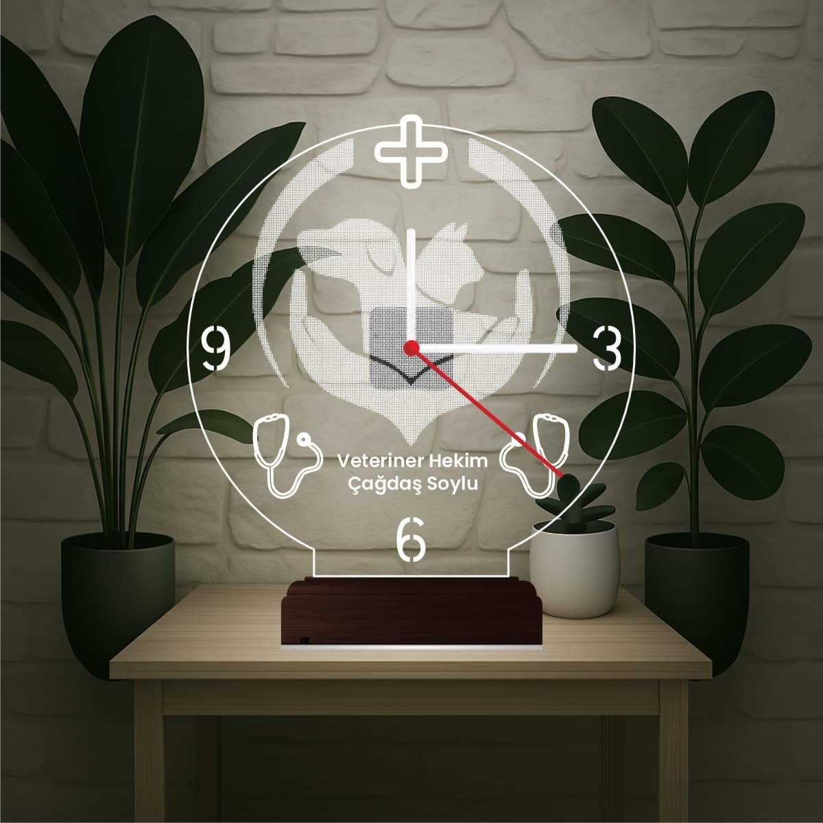 Часы-ночник 3D для ветеринара