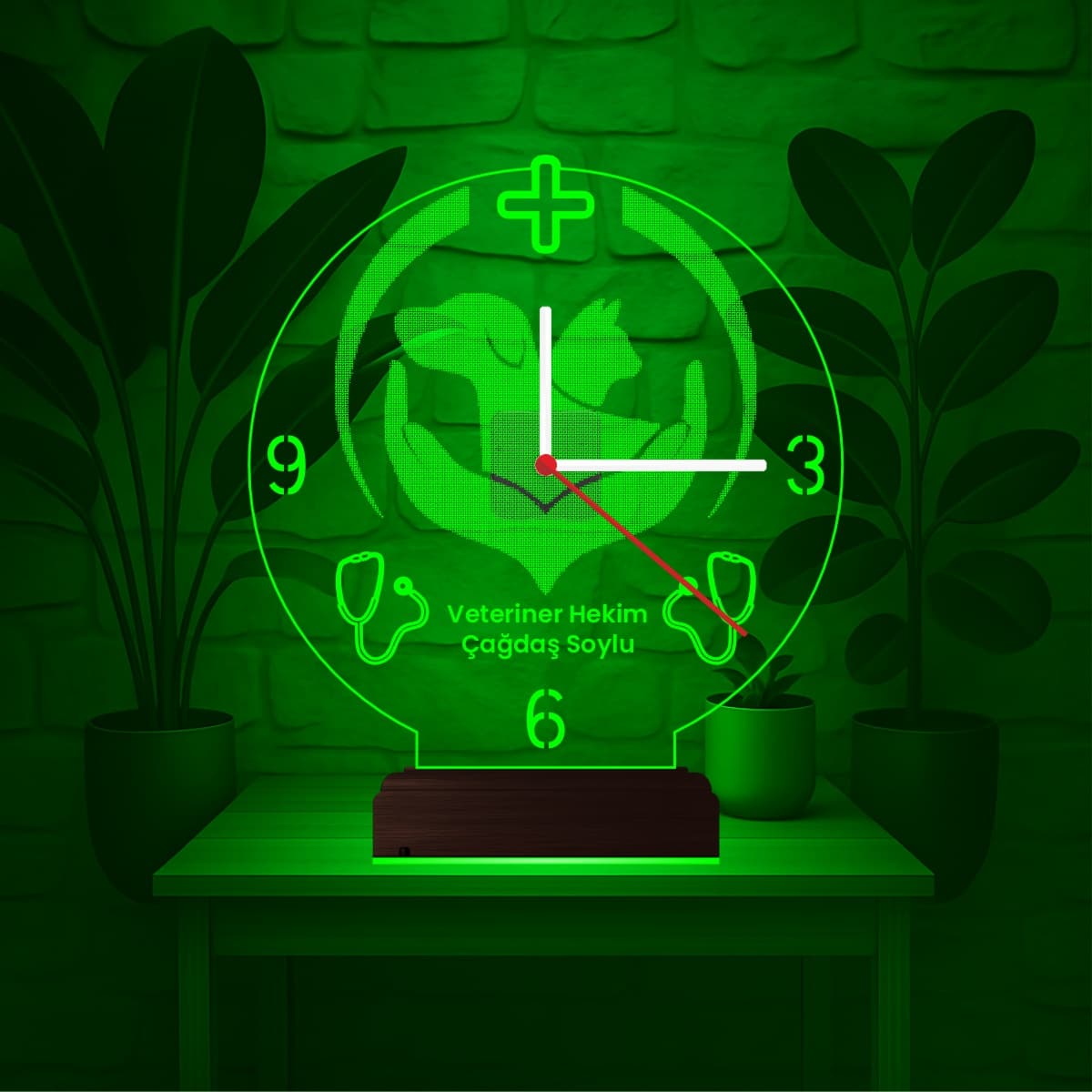 Часы-ночник 3D для ветеринара 3