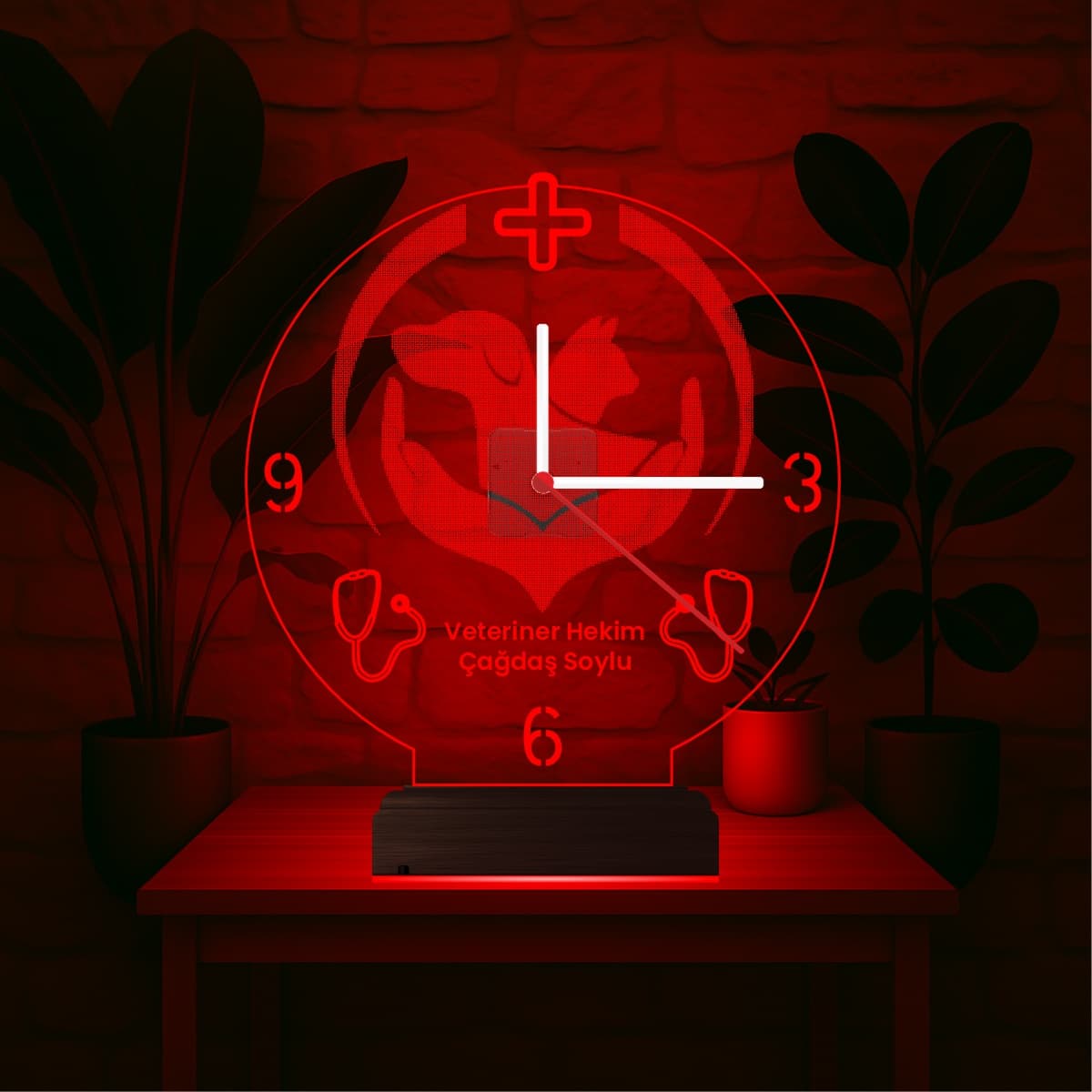 Часы-ночник 3D для ветеринара 5