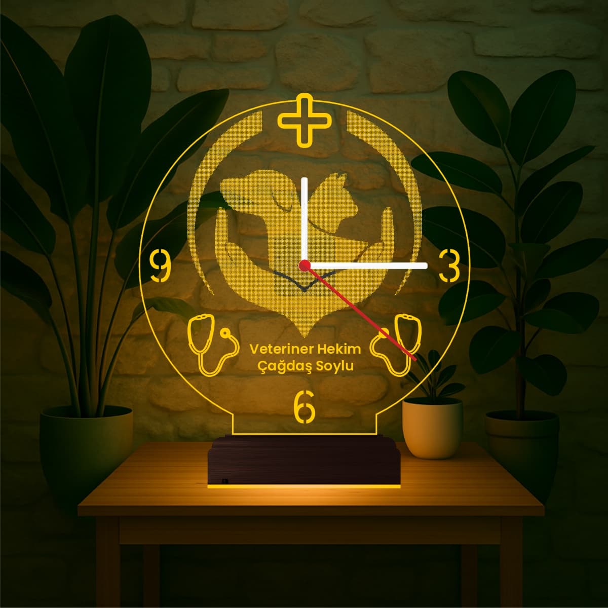 Часы-ночник 3D для ветеринара 6