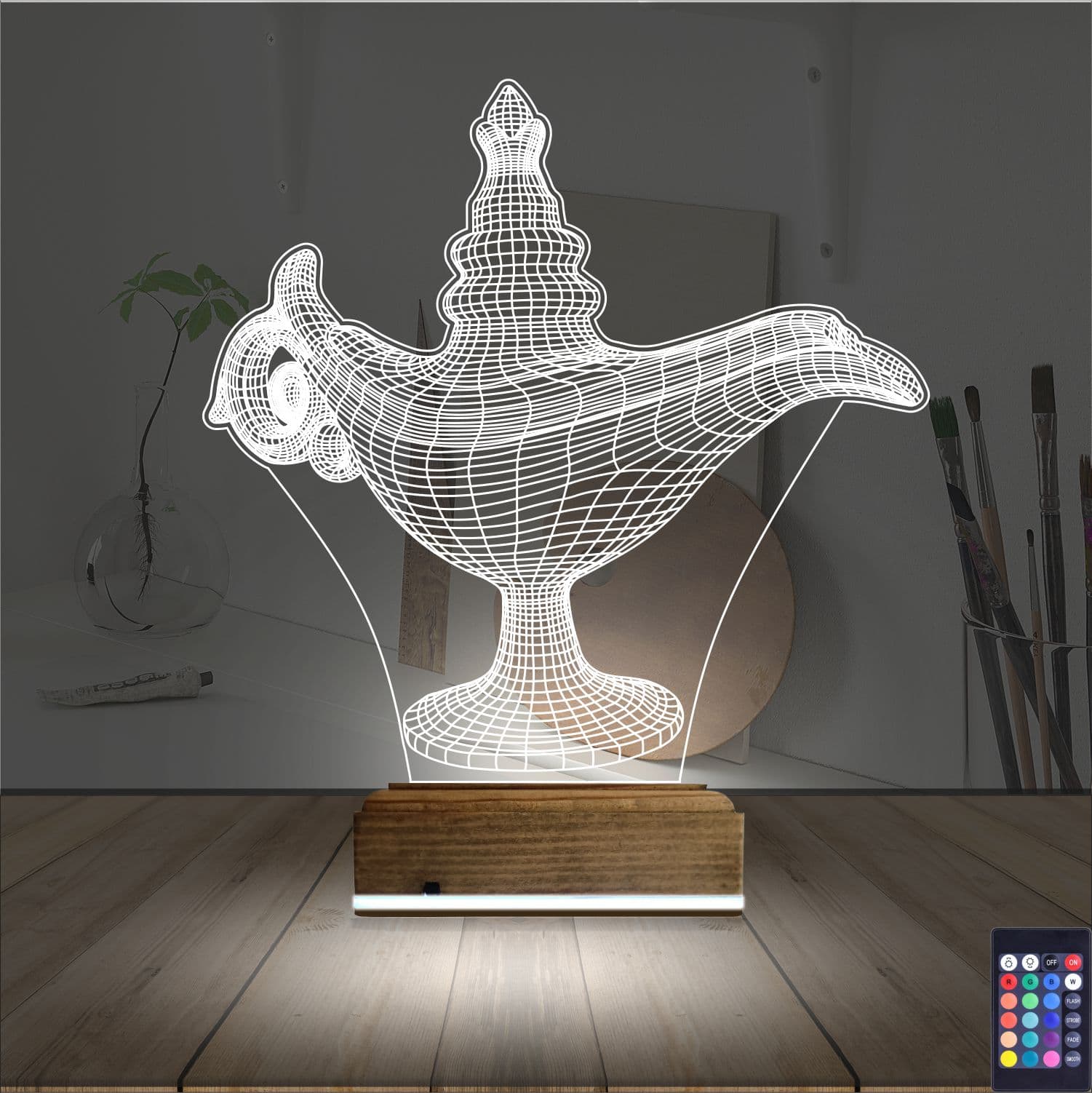 Лампа Аладдина — 3D LED Ночник | Оригинальный подарок 2