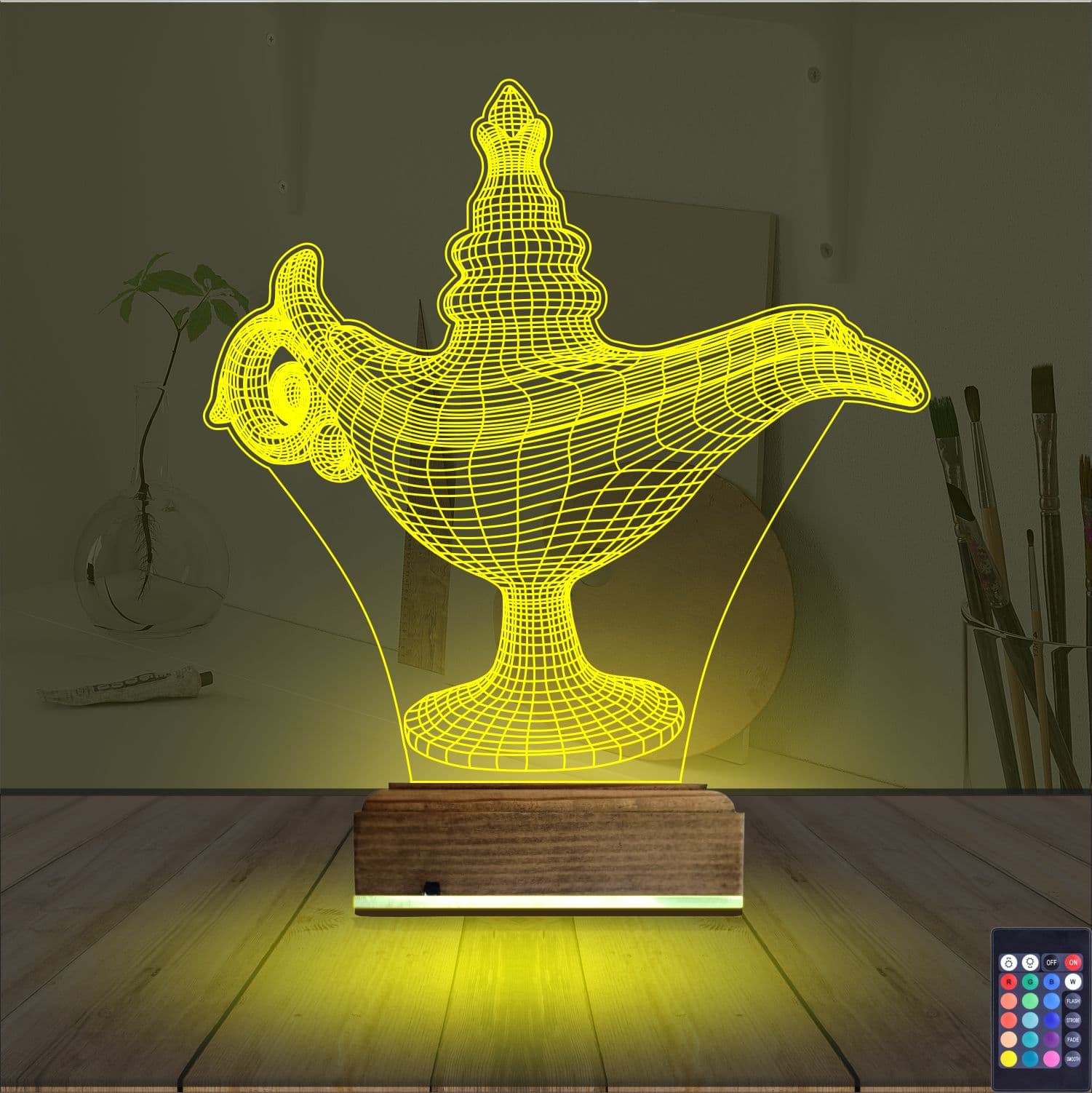 Лампа Аладдина — 3D LED Ночник | Оригинальный подарок 5