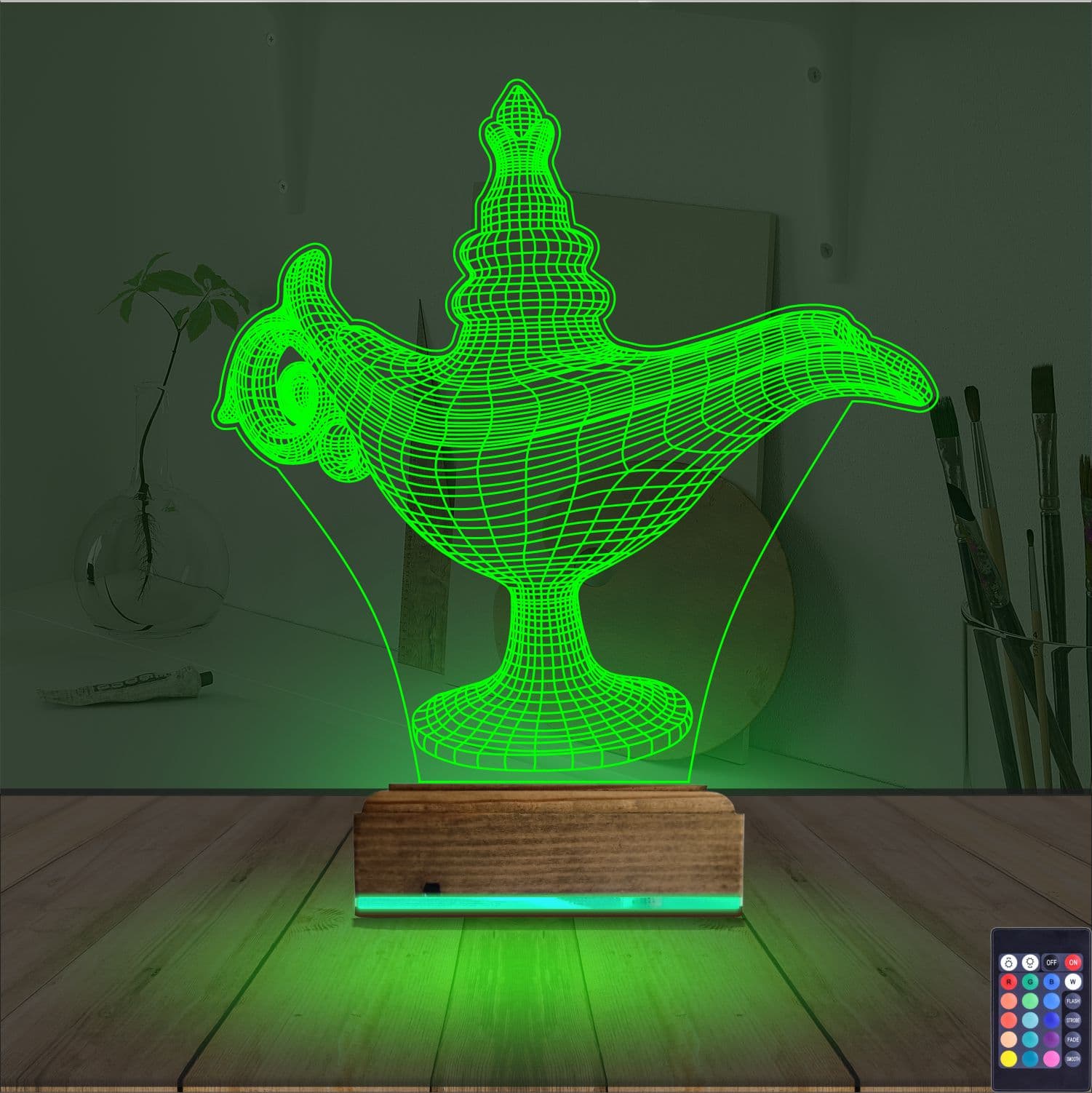 Лампа Аладдина — 3D LED Ночник | Оригинальный подарок 6