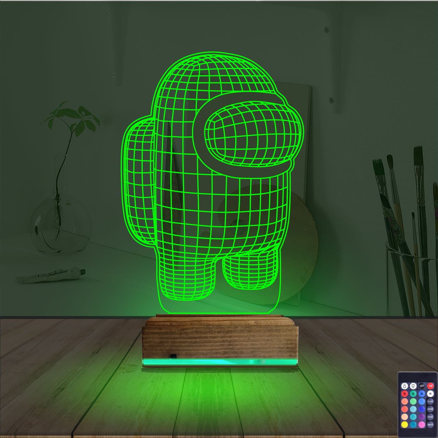 Амонг Ас — 3D LED Ночник | Подарок геймеру 6