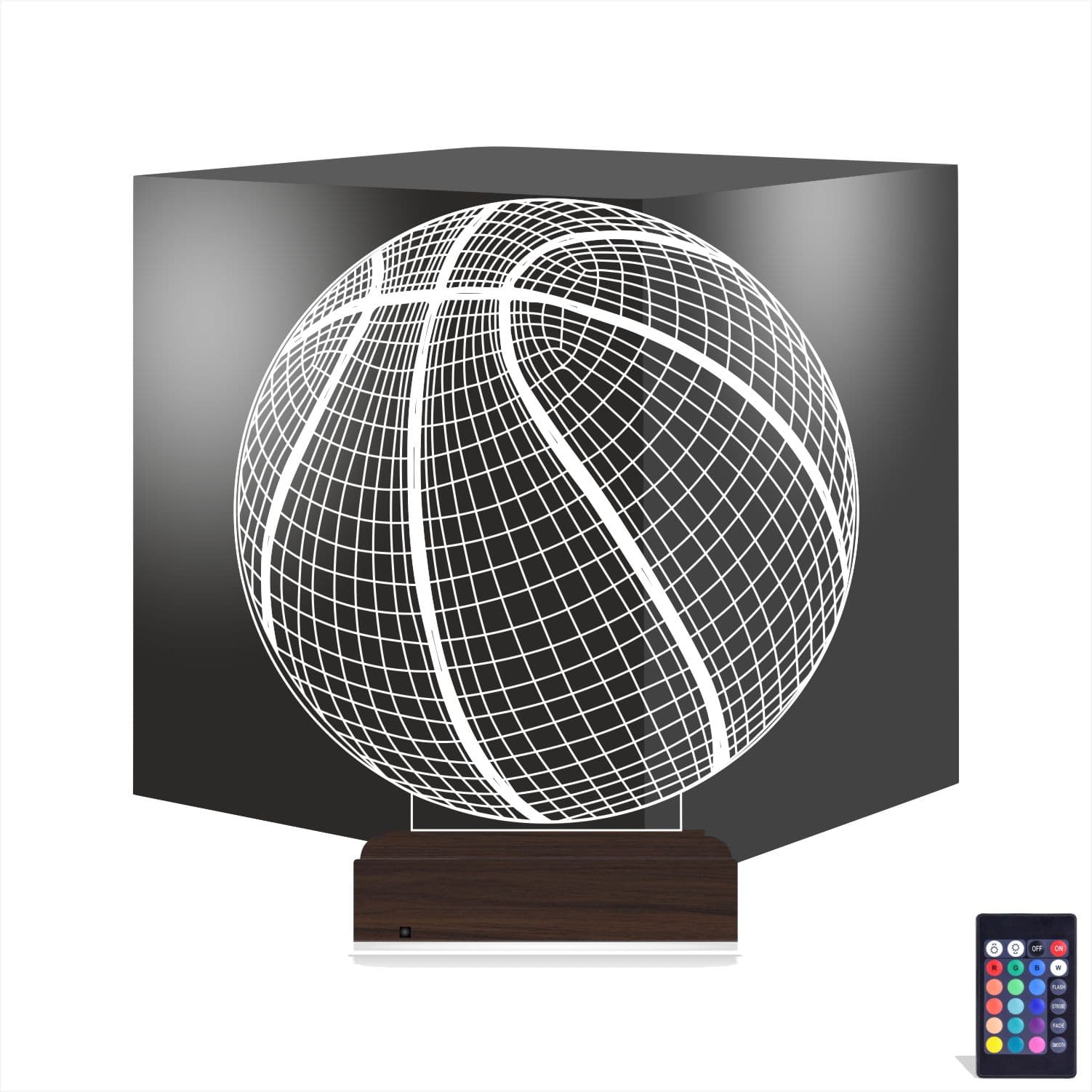 Баскетбольный мяч — 3D LED Ночник | Подарок любителю спорта 1