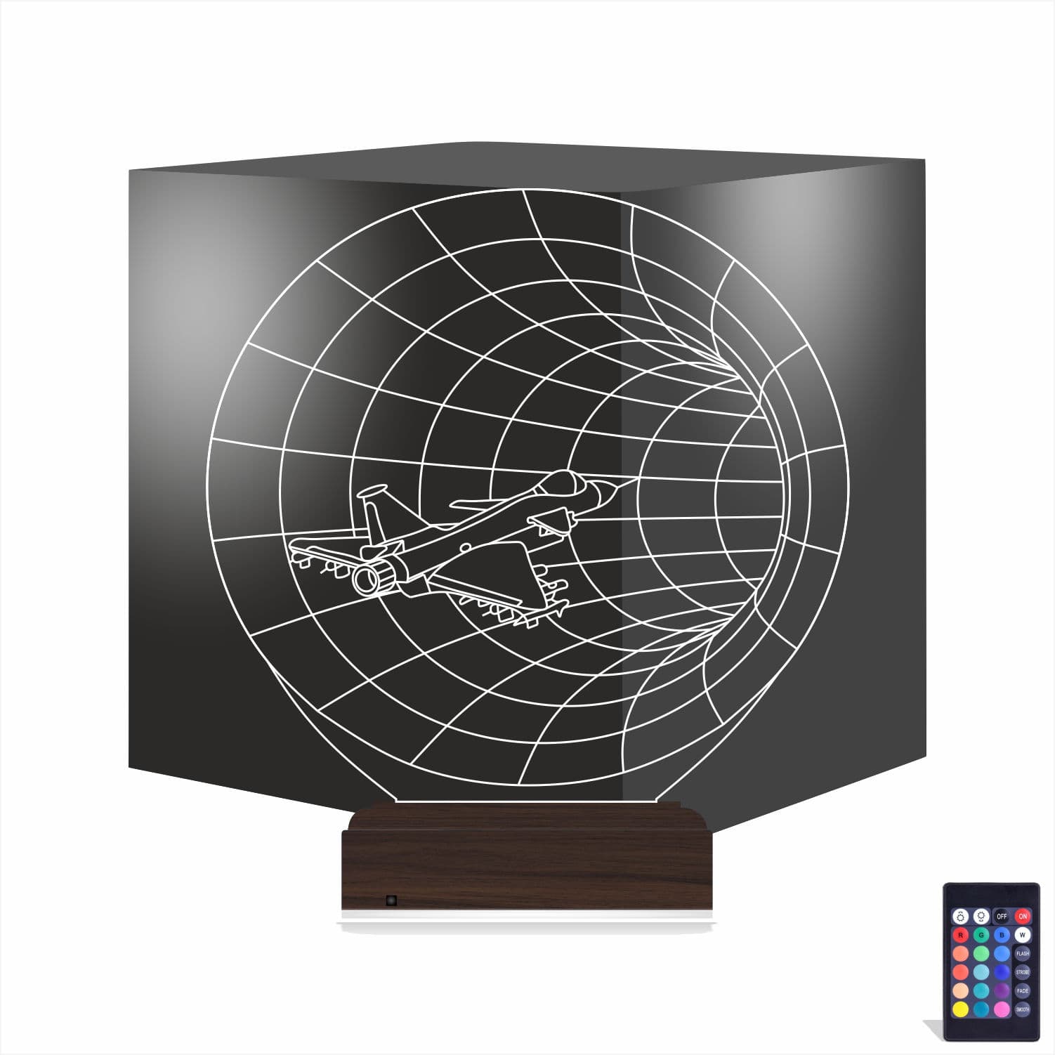 Истребитель — 3D LED Ночник | Подарок мужчине и сыну 1