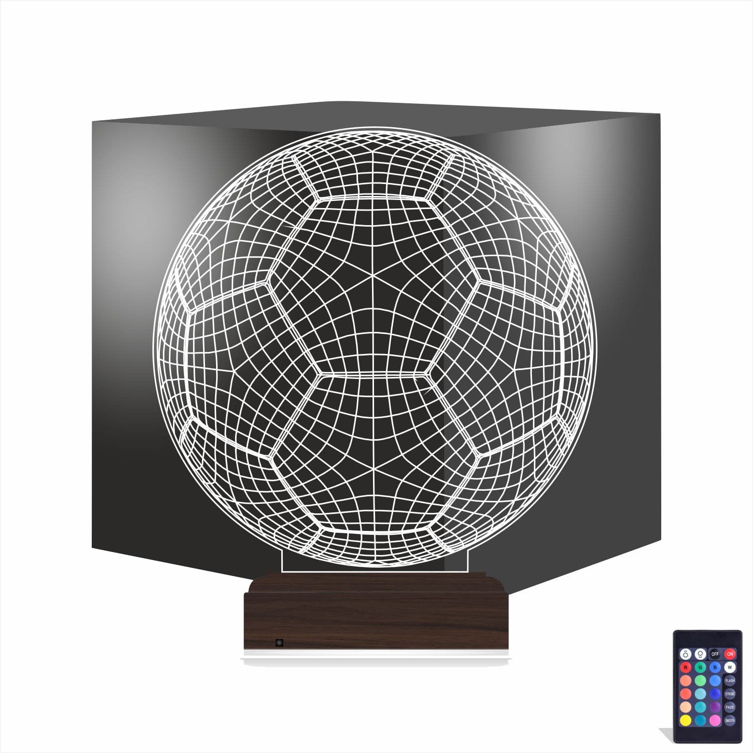 Футбольный мяч — 3D LED Ночник | Подарок футболисту 1