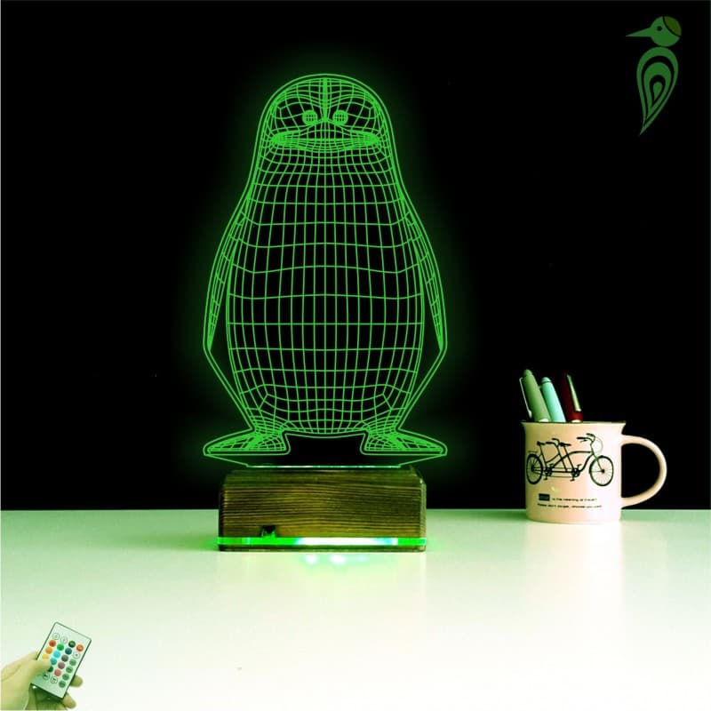 Пингвин 3D Ночник 5