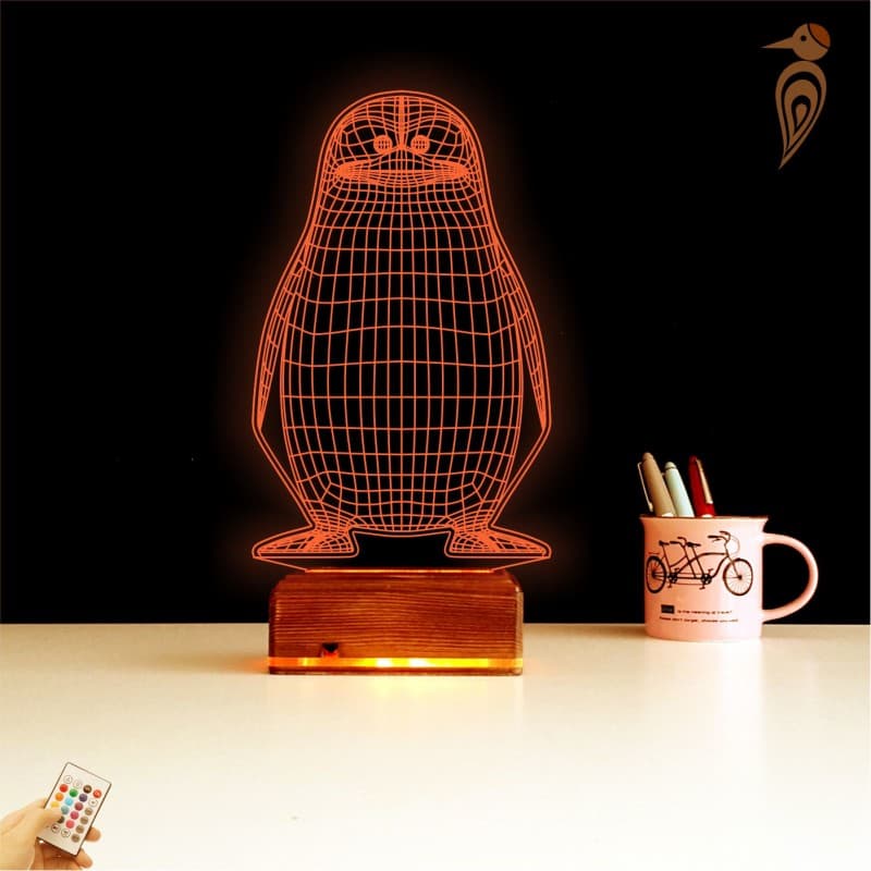 Пингвин 3D Ночник 6