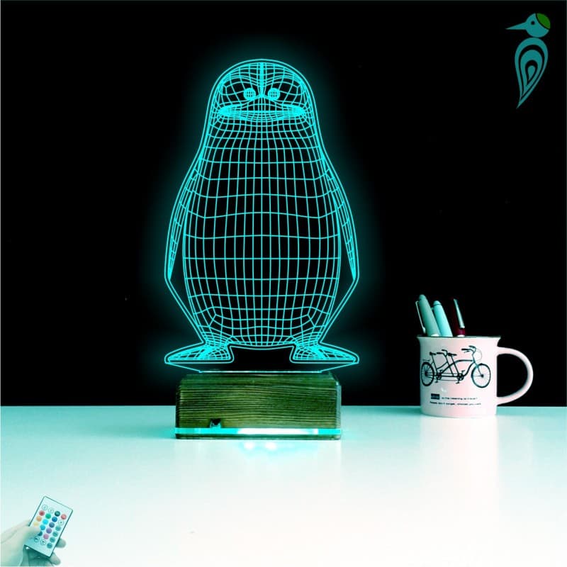 Пингвин 3D Ночник 7
