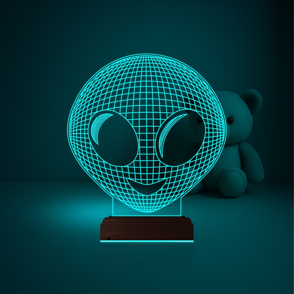 Инопланетянин — 3D LED Ночник | Подарок для детей 2