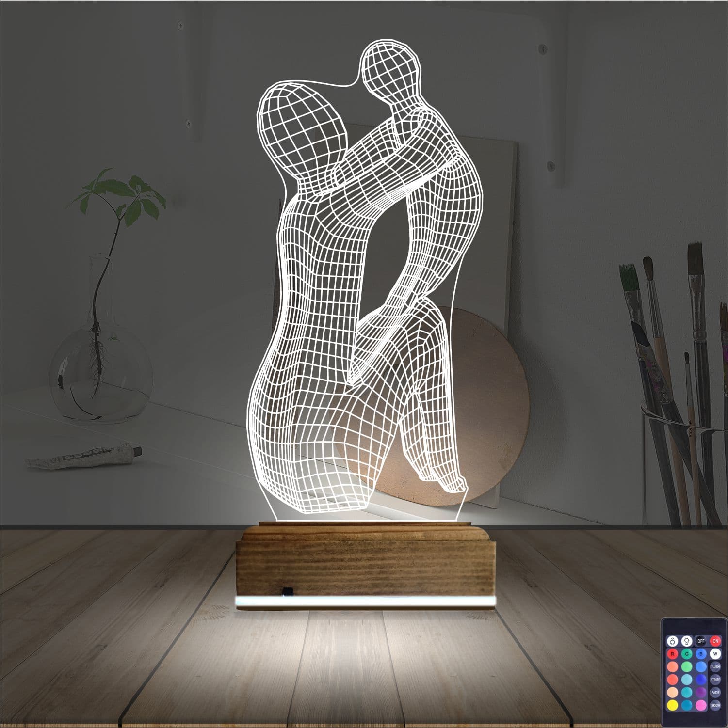 Мать и дитя — 3D LED Ночник | Подарок маме 2