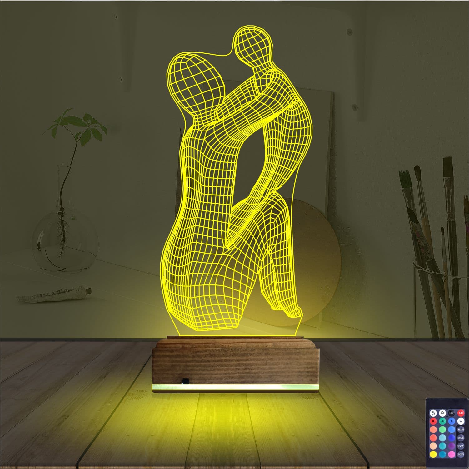 Мать и дитя — 3D LED Ночник | Подарок маме 5