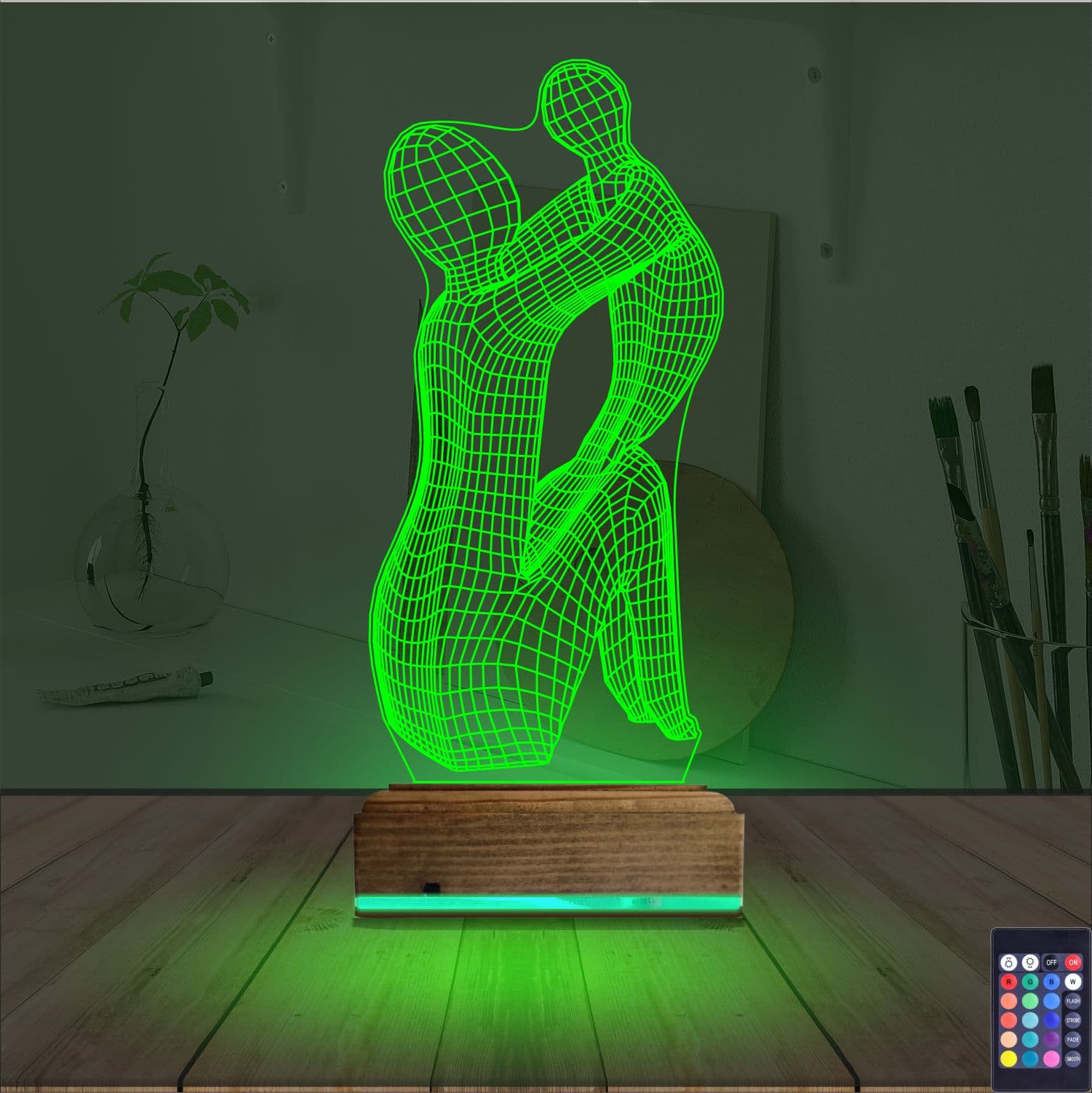 Мать и дитя — 3D LED Ночник | Подарок маме 6