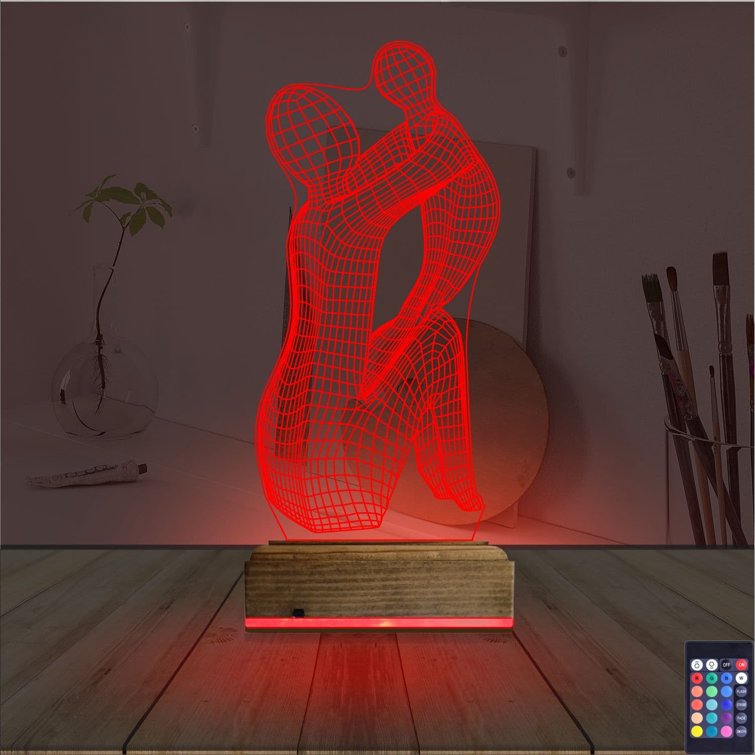 Мать и дитя — 3D LED Ночник | Подарок маме 7