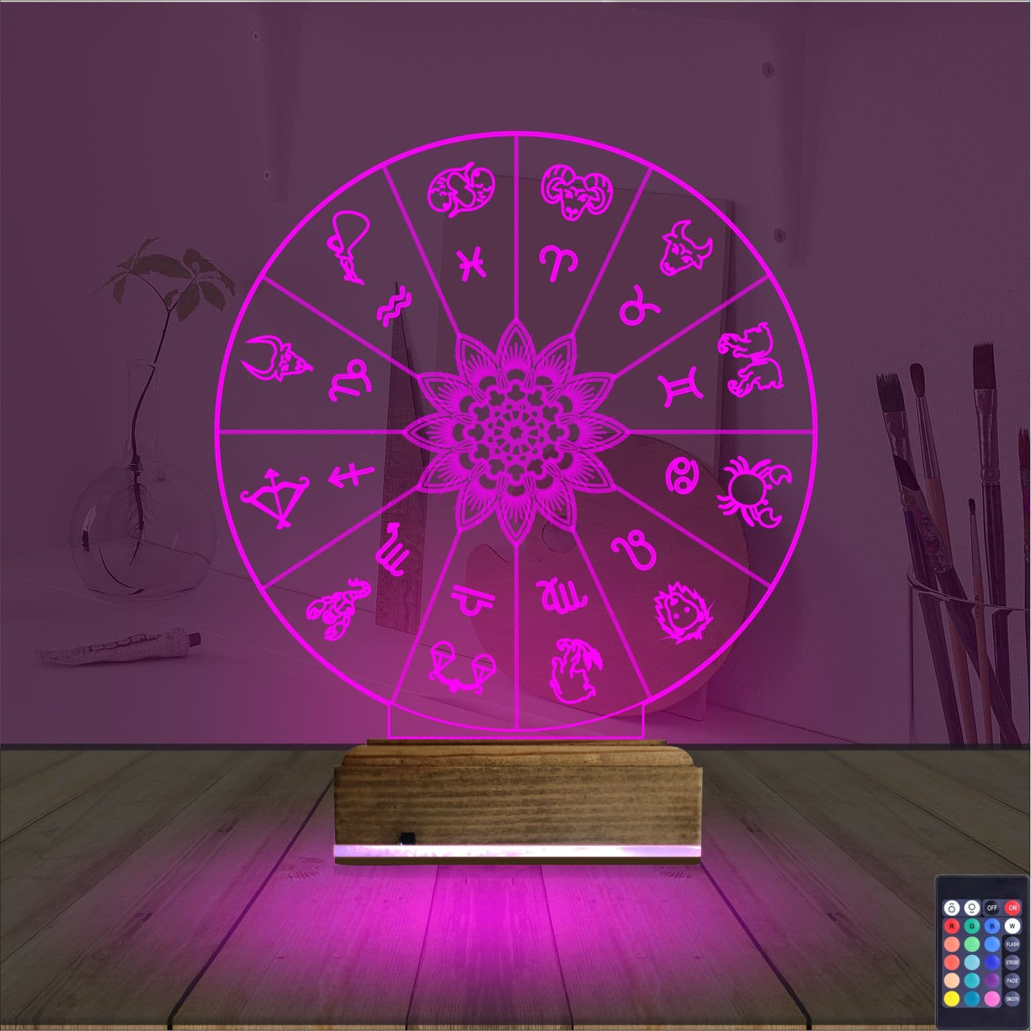 Знаки зодиака — 3D LED Ночник | Подарок любителю астрологии 4