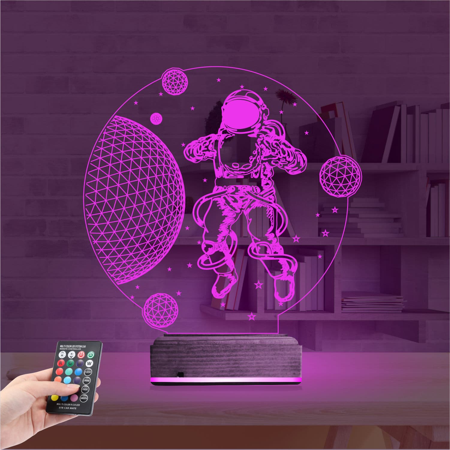 Космонавт 3D Ночник 4